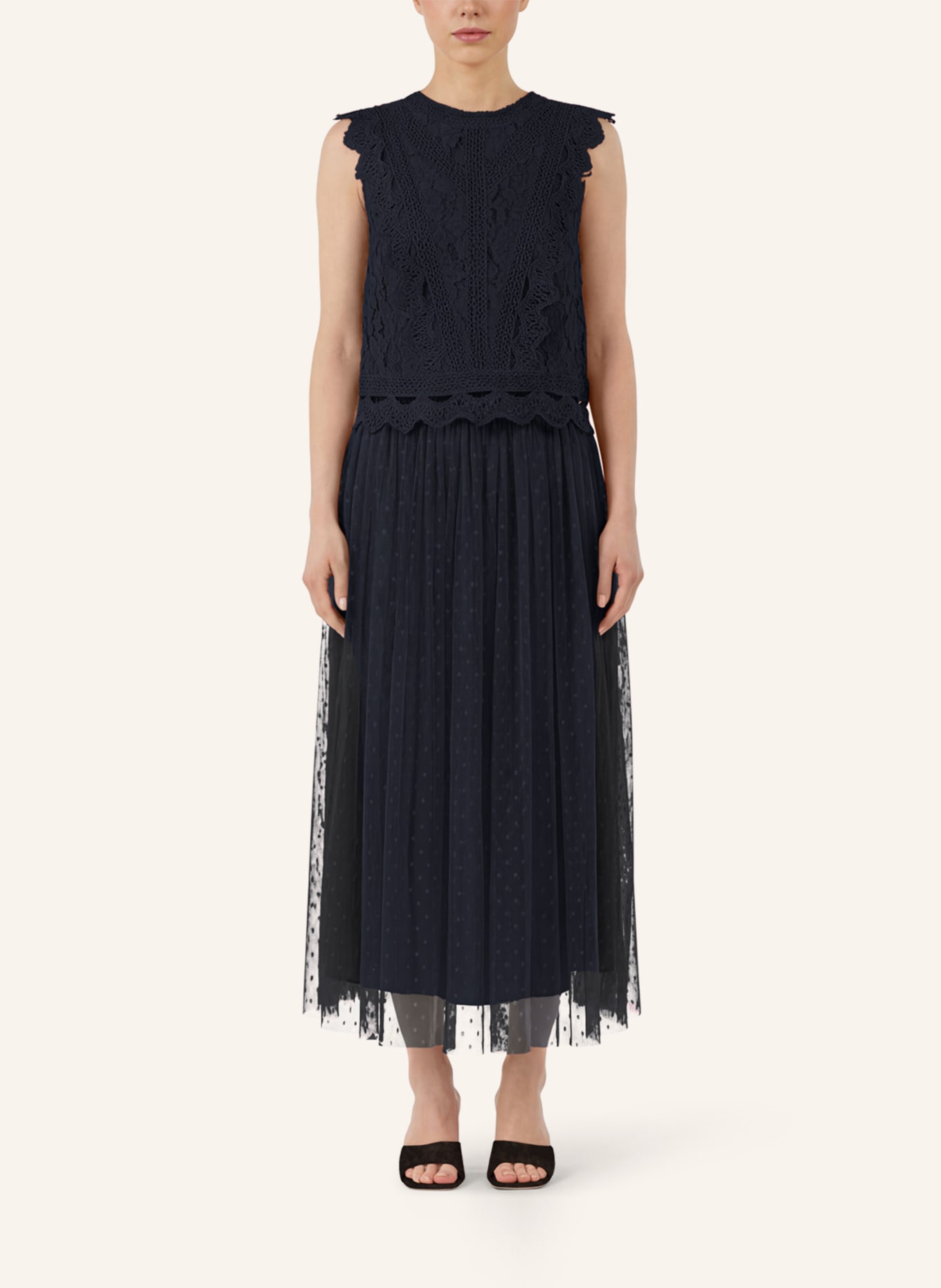 APART Tüllrock: DUNKELBLAU