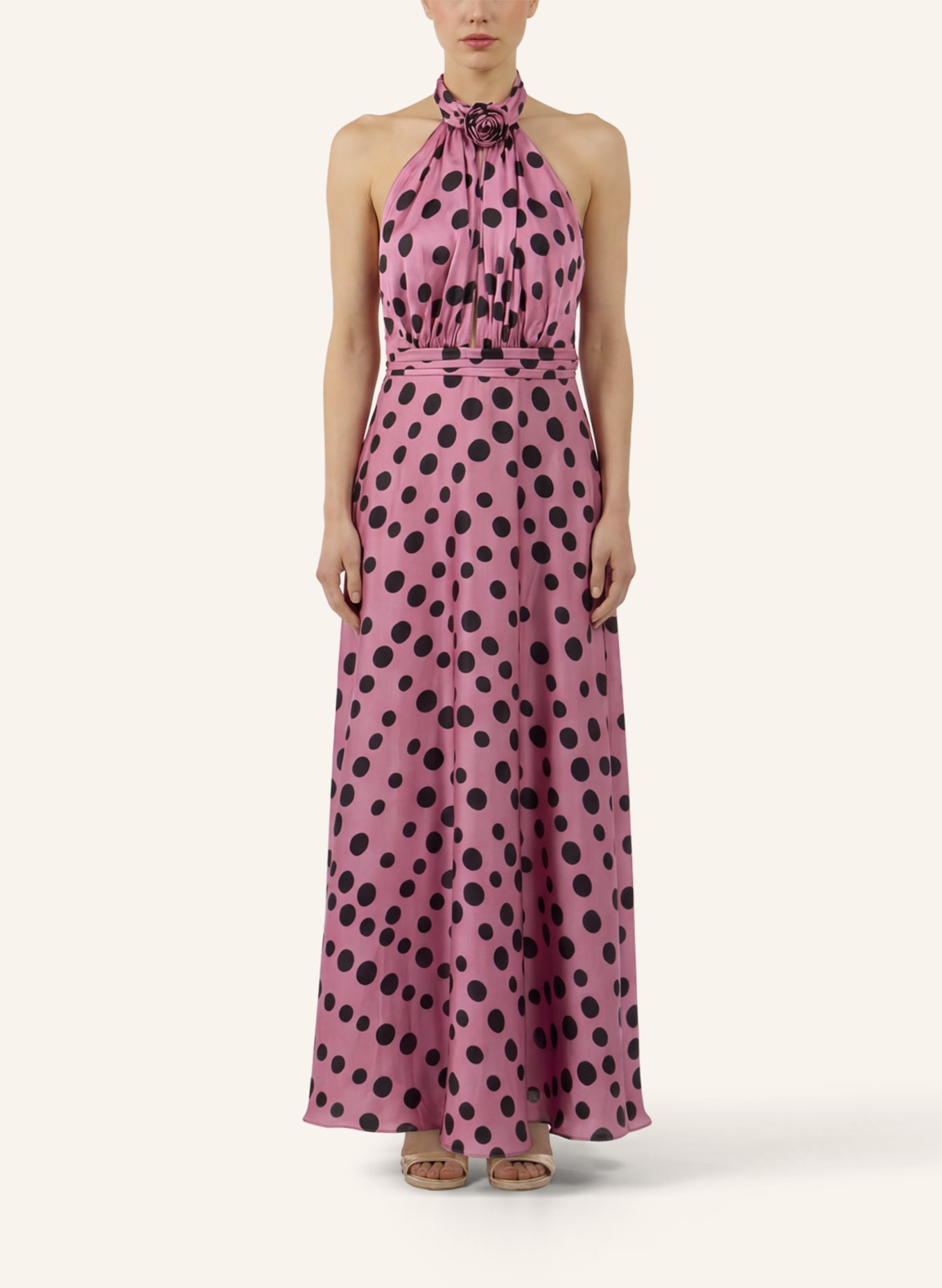 APART Abendkleid: ROSA/ SCHWARZ