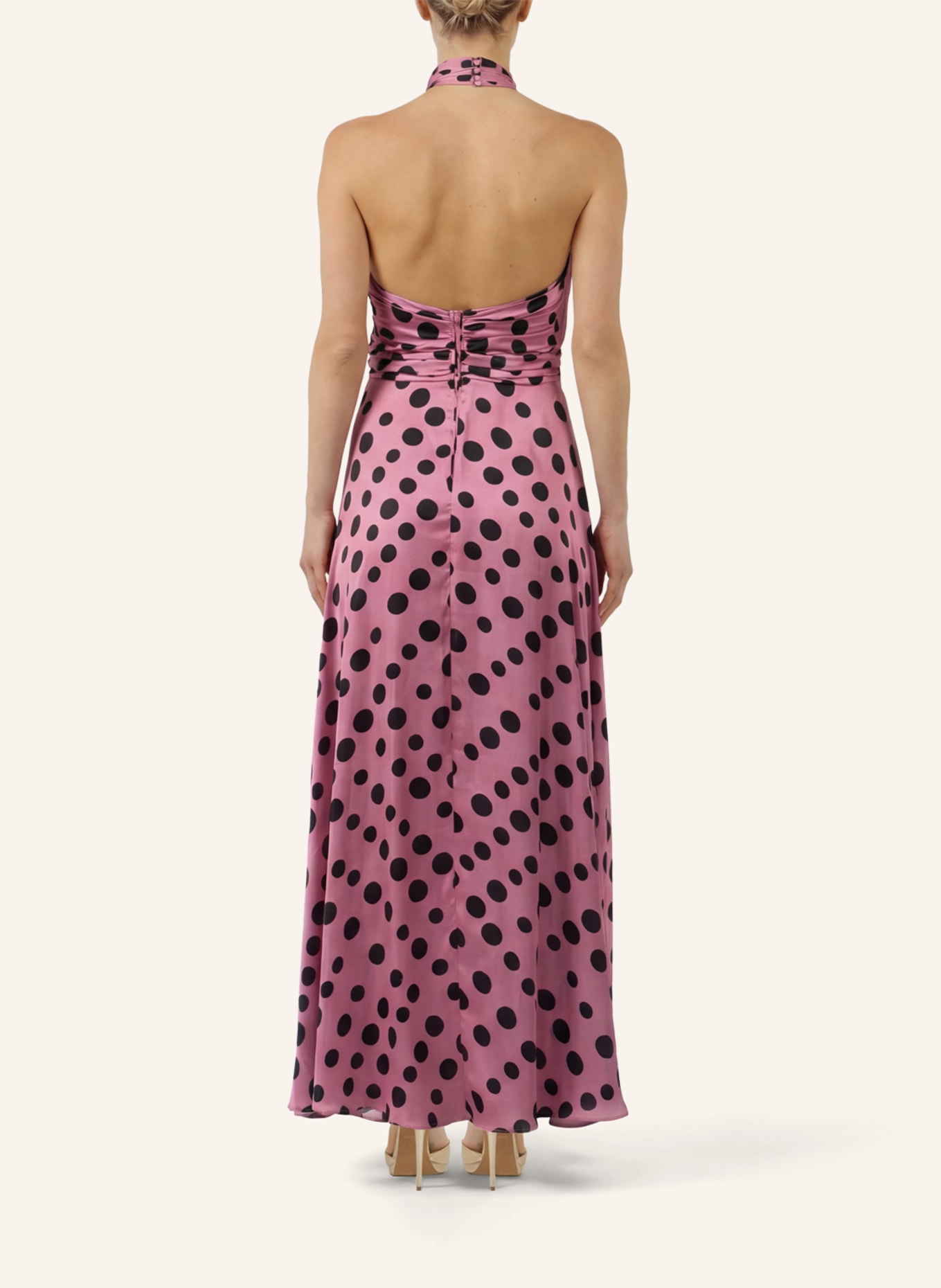 APART Abendkleid: ROSA/ SCHWARZ