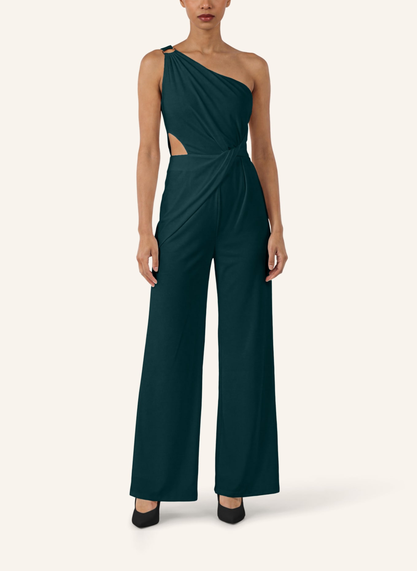 APART One-Shoulder Jerseyoverall: DUNKELGRÜN