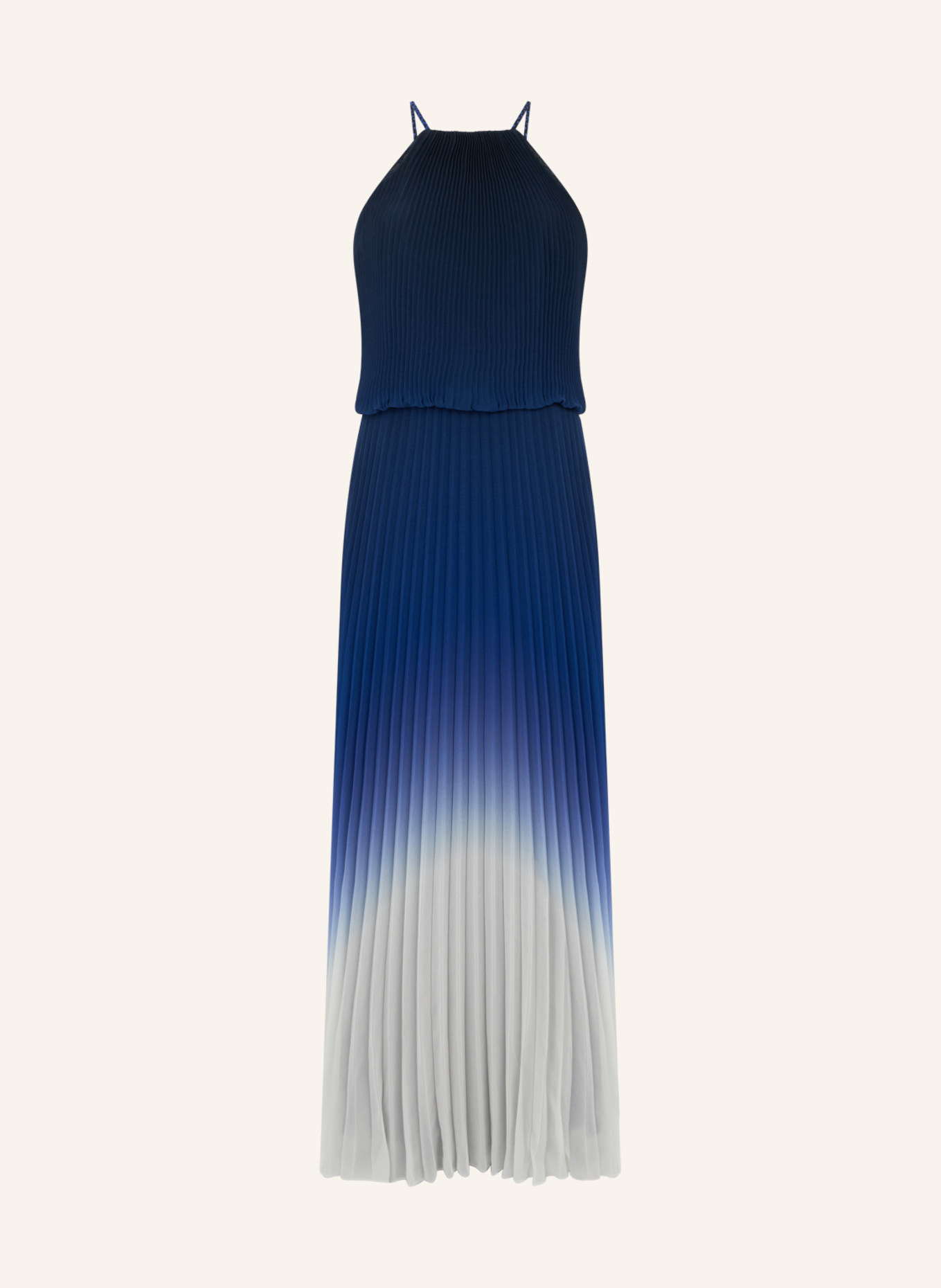 APART Langes Chiffonkleid: DUNKELBLAU