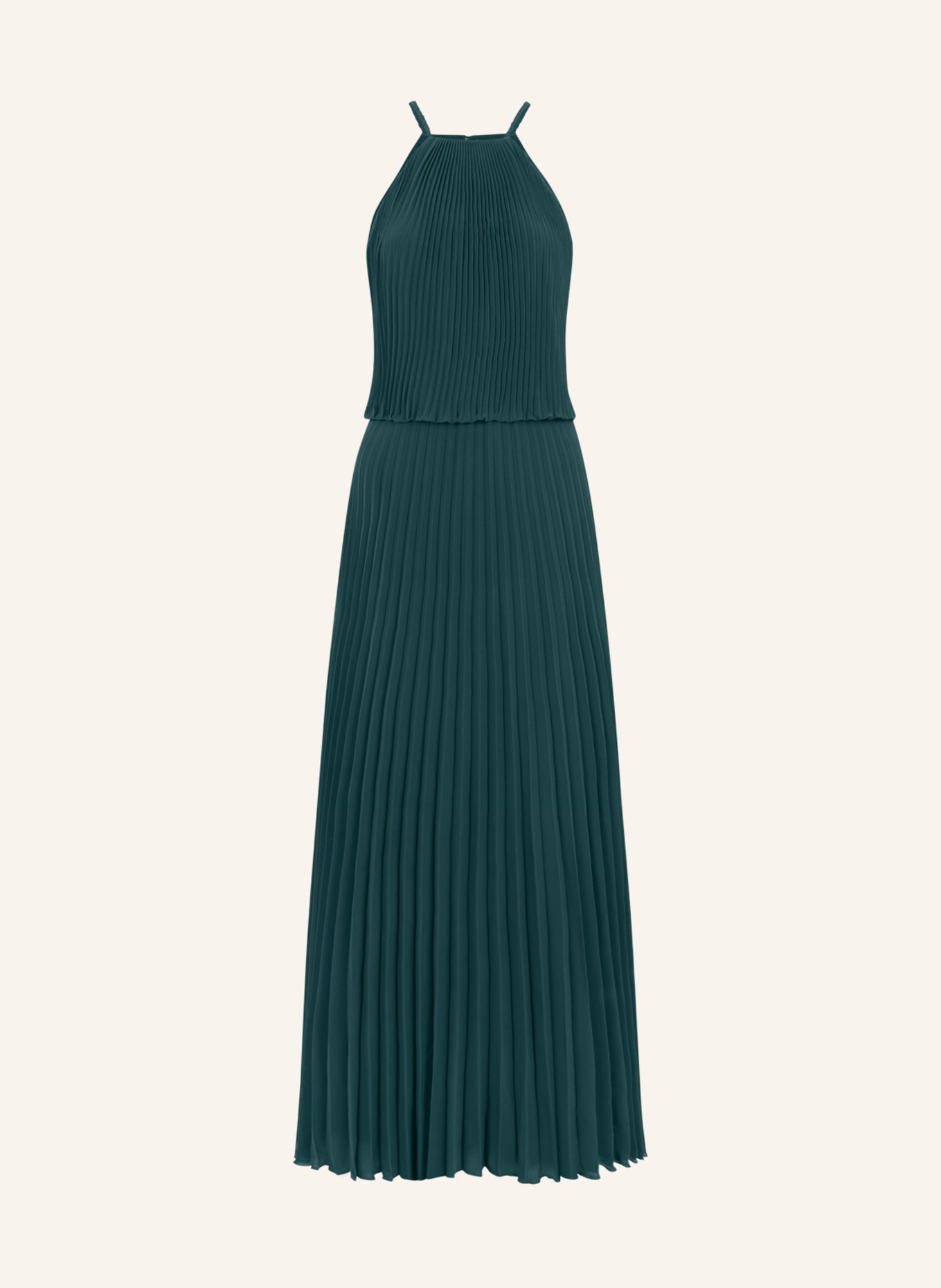 APART Chiffonkleid: DUNKELGRÜN