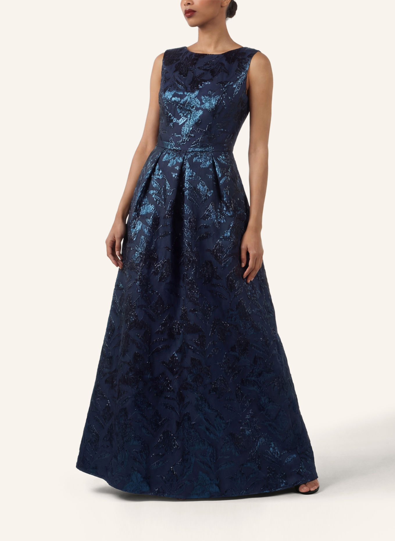 APART Langes Abendkleid: DUNKELBLAU