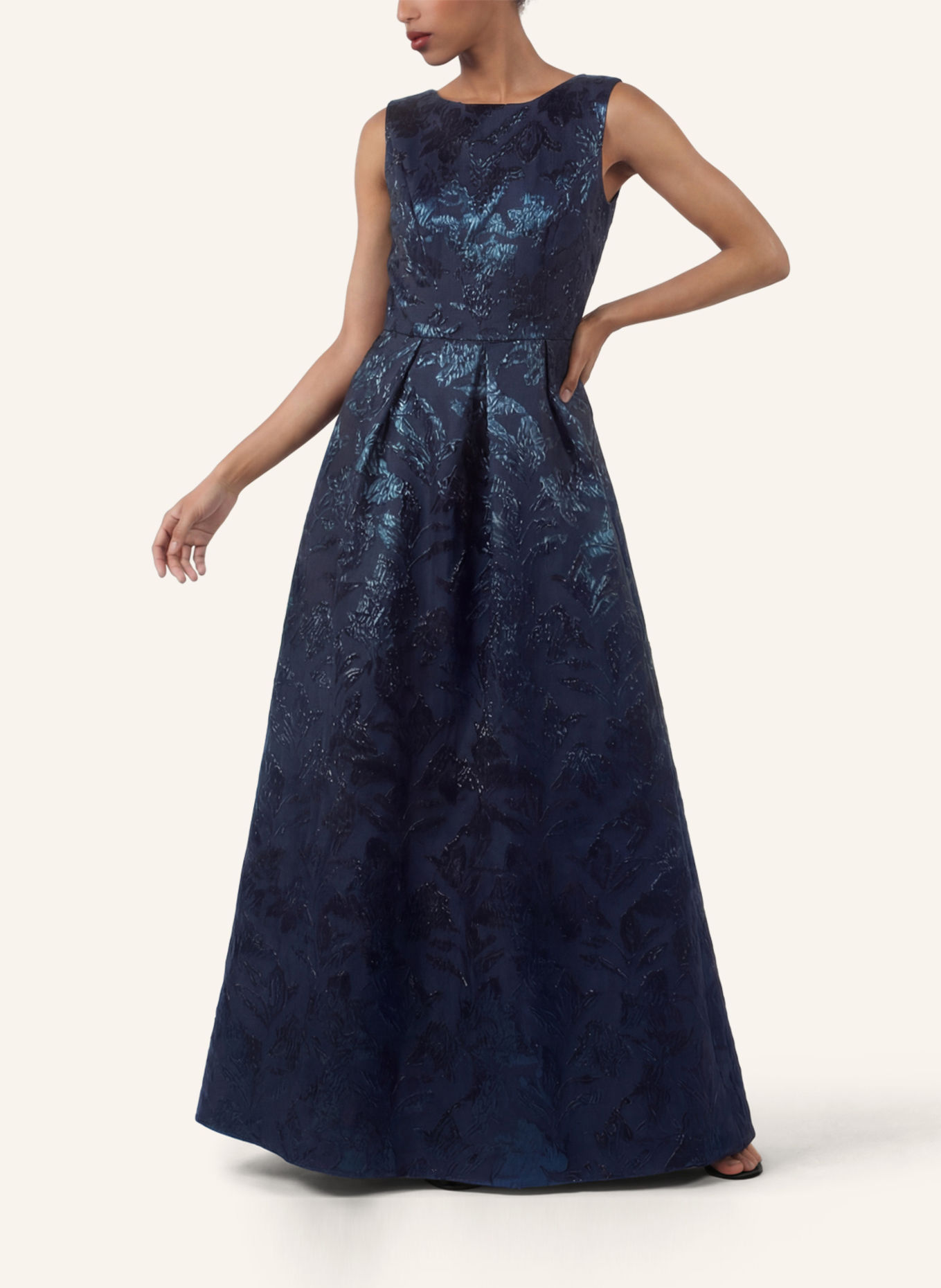 APART Langes Abendkleid: DUNKELBLAU