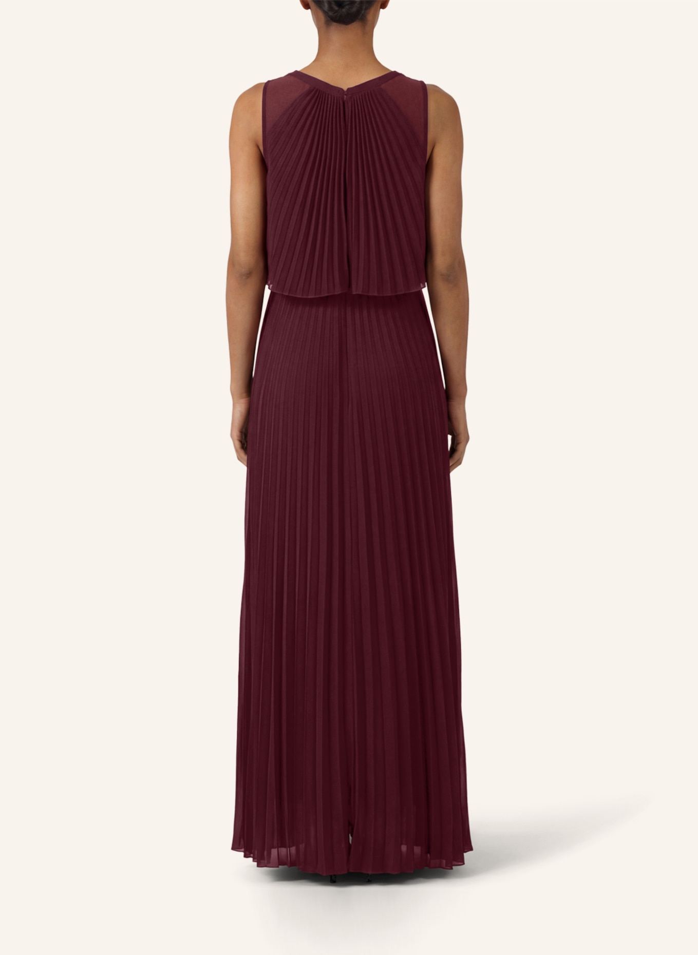 APART Langes Chiffonkleid: ROT