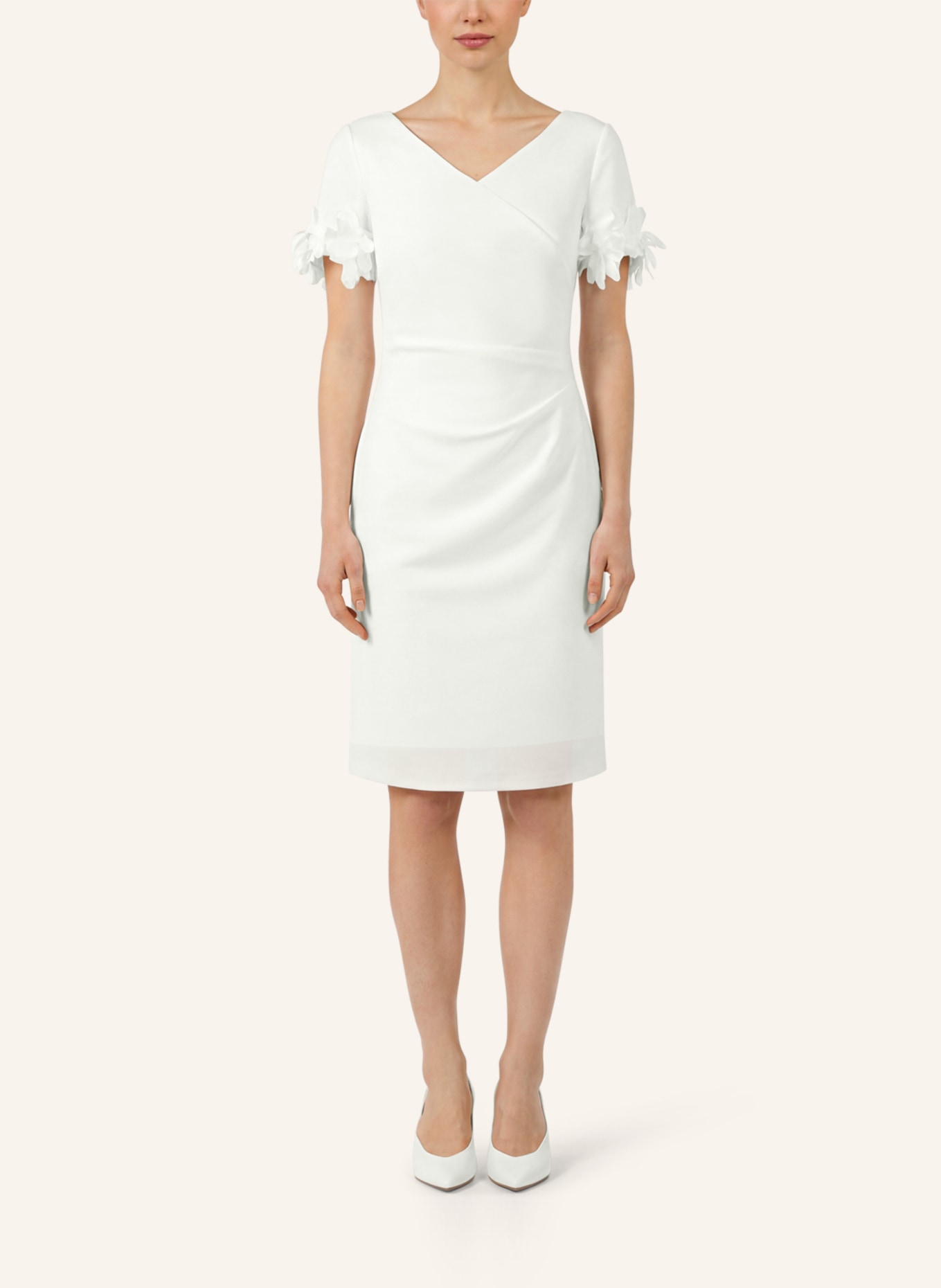 APART Kurzes Hochzeitskleid: CREME