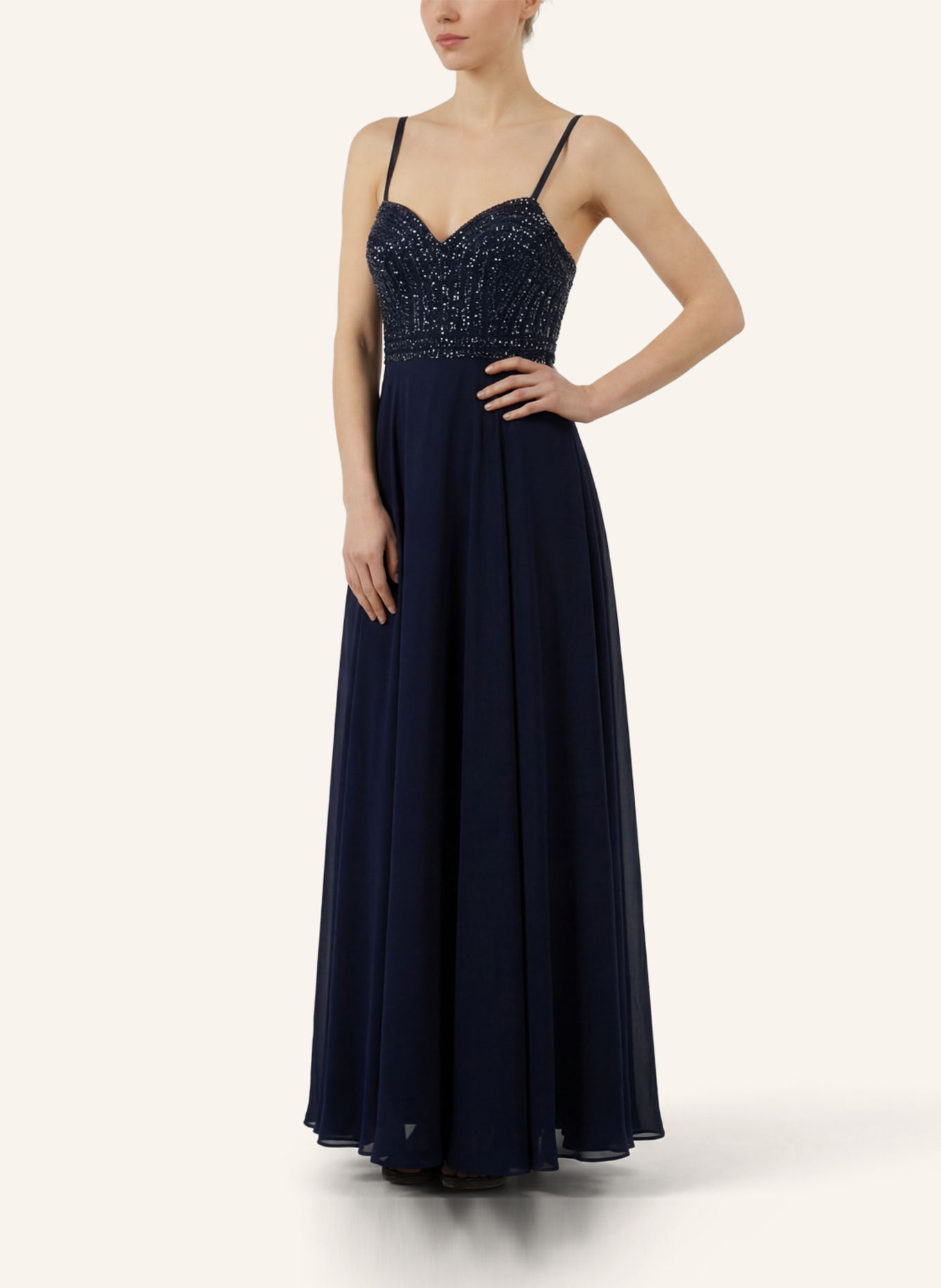 APART Glamourkleid: DUNKELBLAU