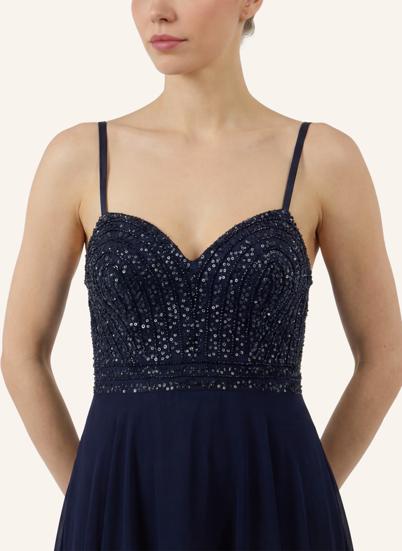 APART Glamourkleid: DUNKELBLAU