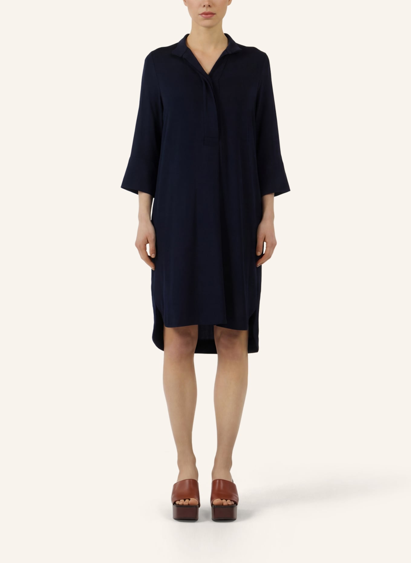 APART Kurzes Jerseykleid: DUNKELBLAU