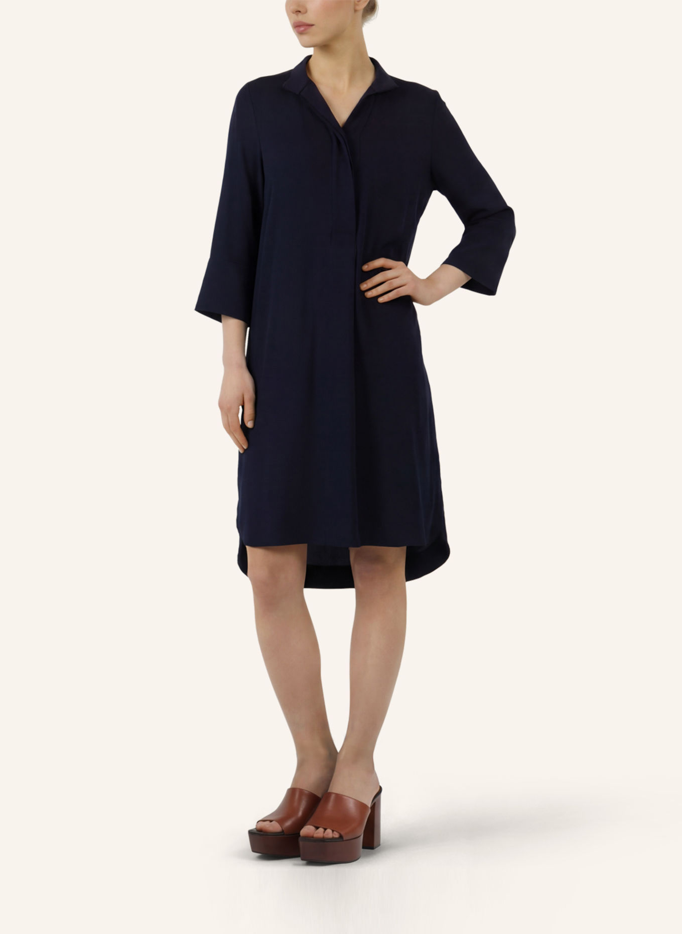 APART Kurzes Jerseykleid: DUNKELBLAU