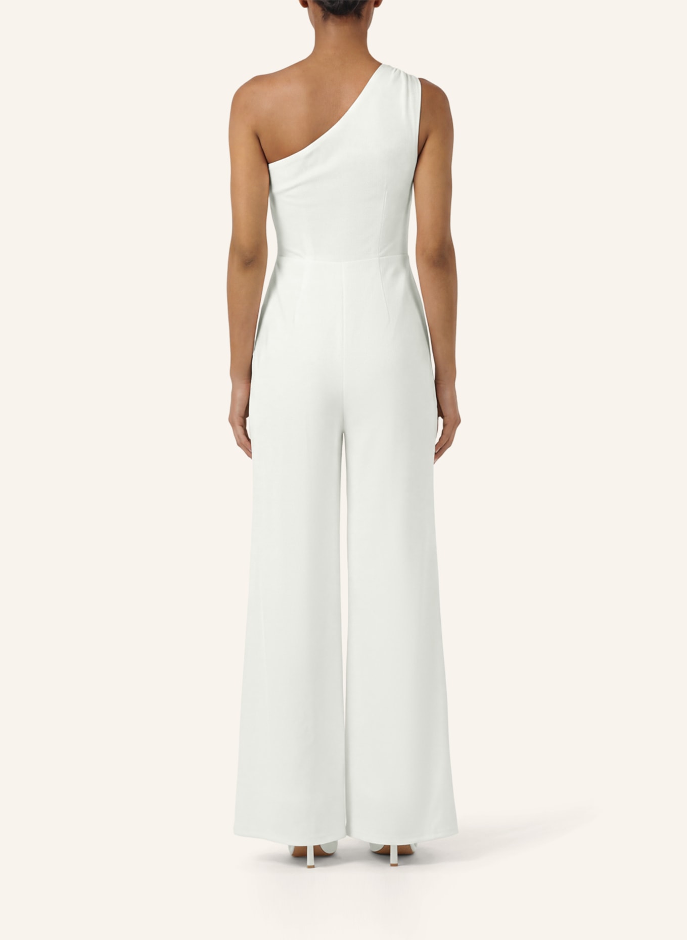 APART One-Shoulder Jerseyoverall: CREME