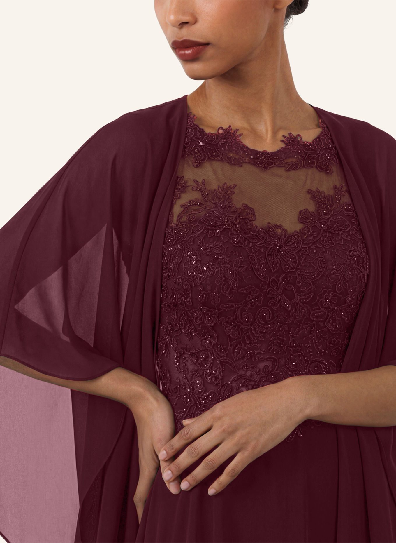 APART Chiffonstola: ROT