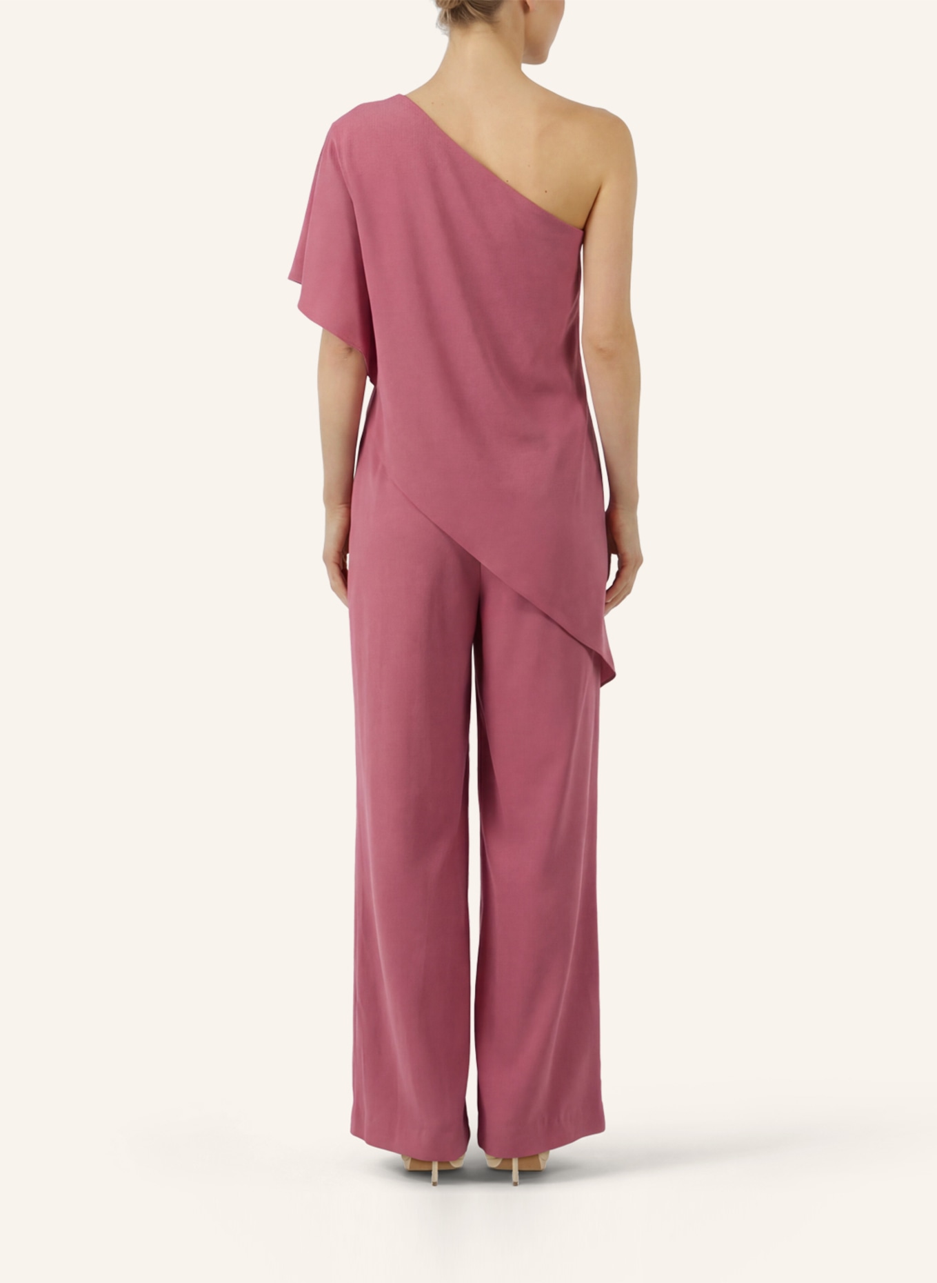 APART One-Shoulder Overall: ROSÉ