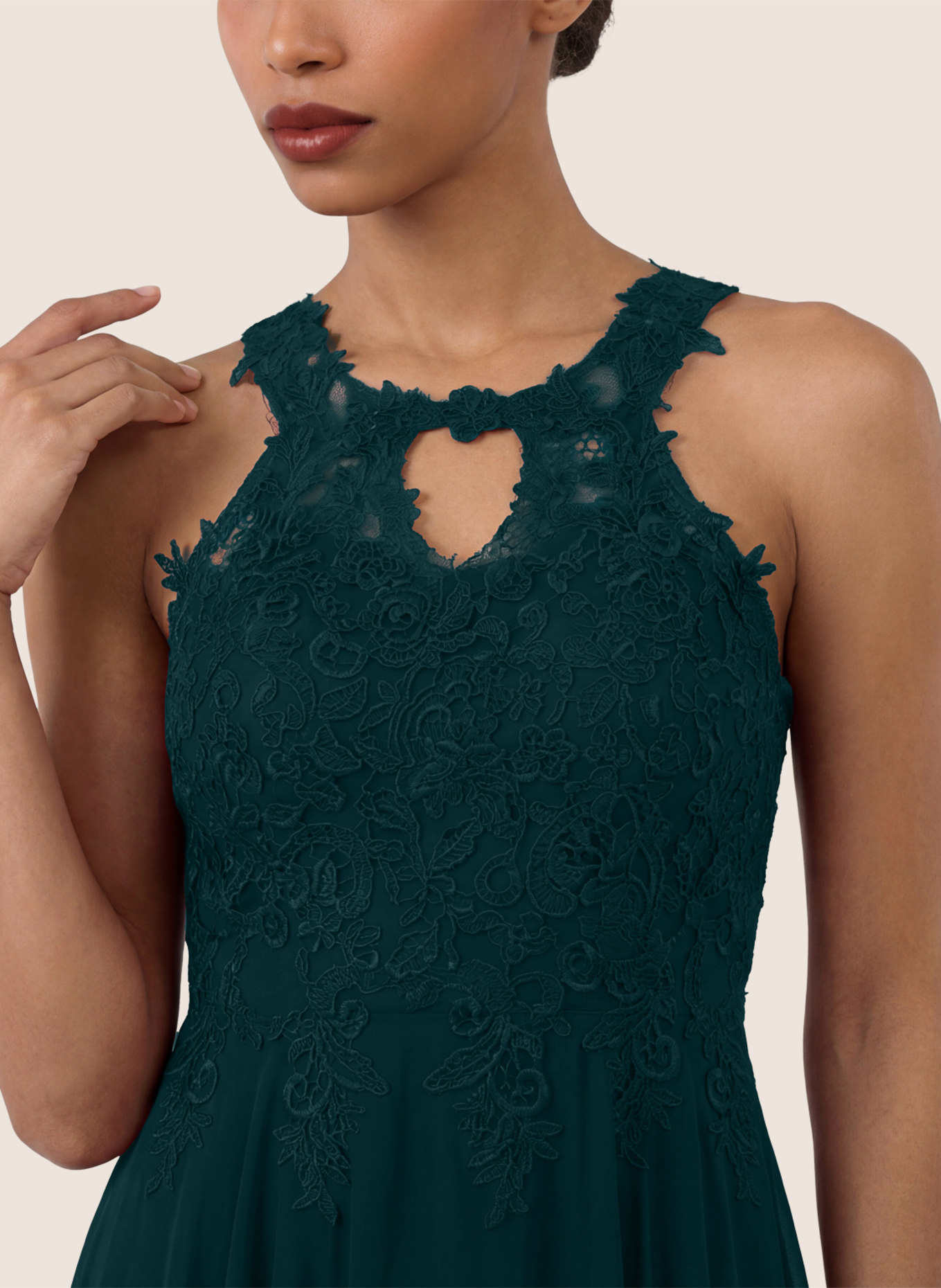 APART Cocktailkleid: DUNKELGRÜN