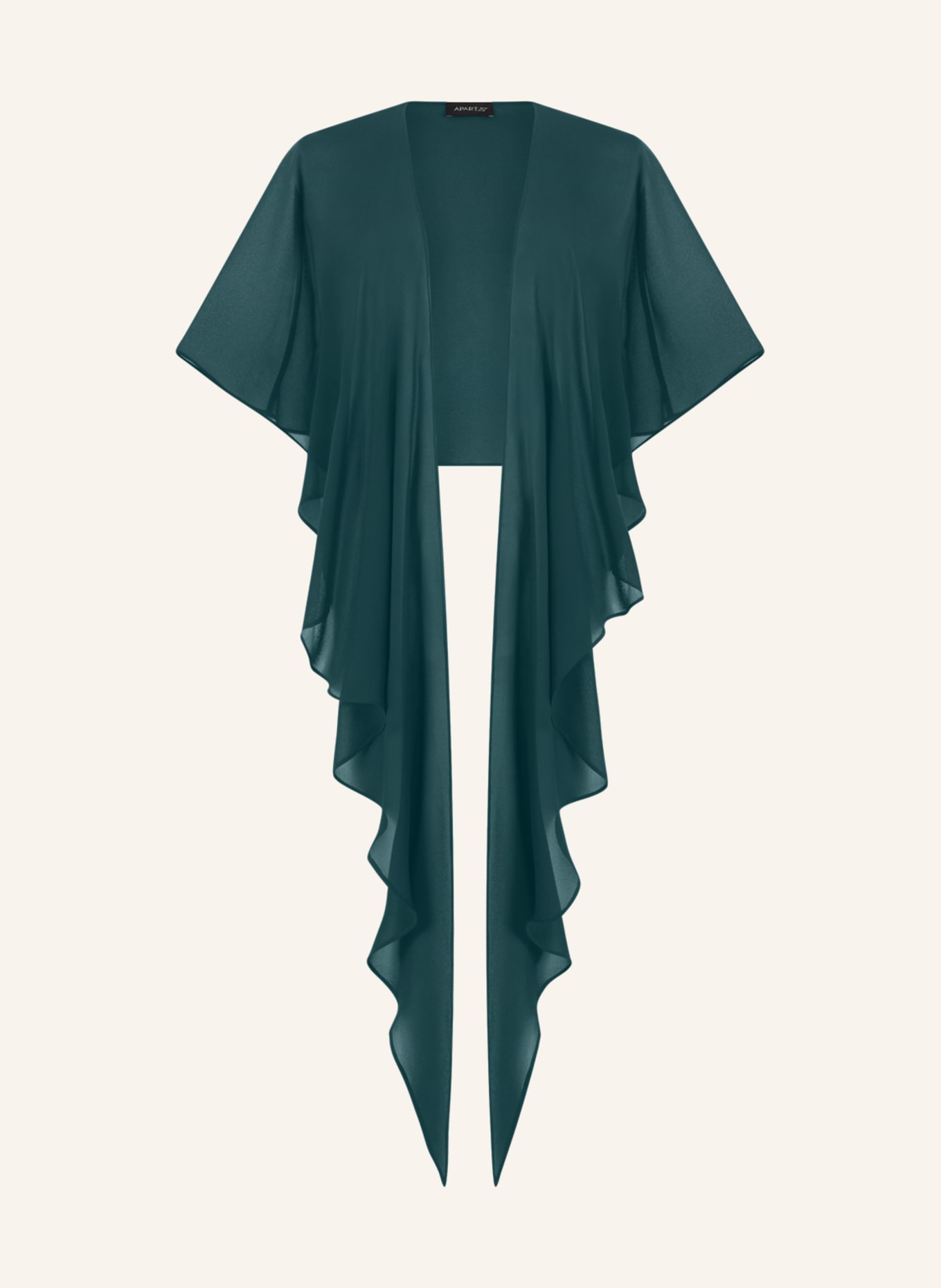 APART Chiffonstola: DUNKELGRÜN