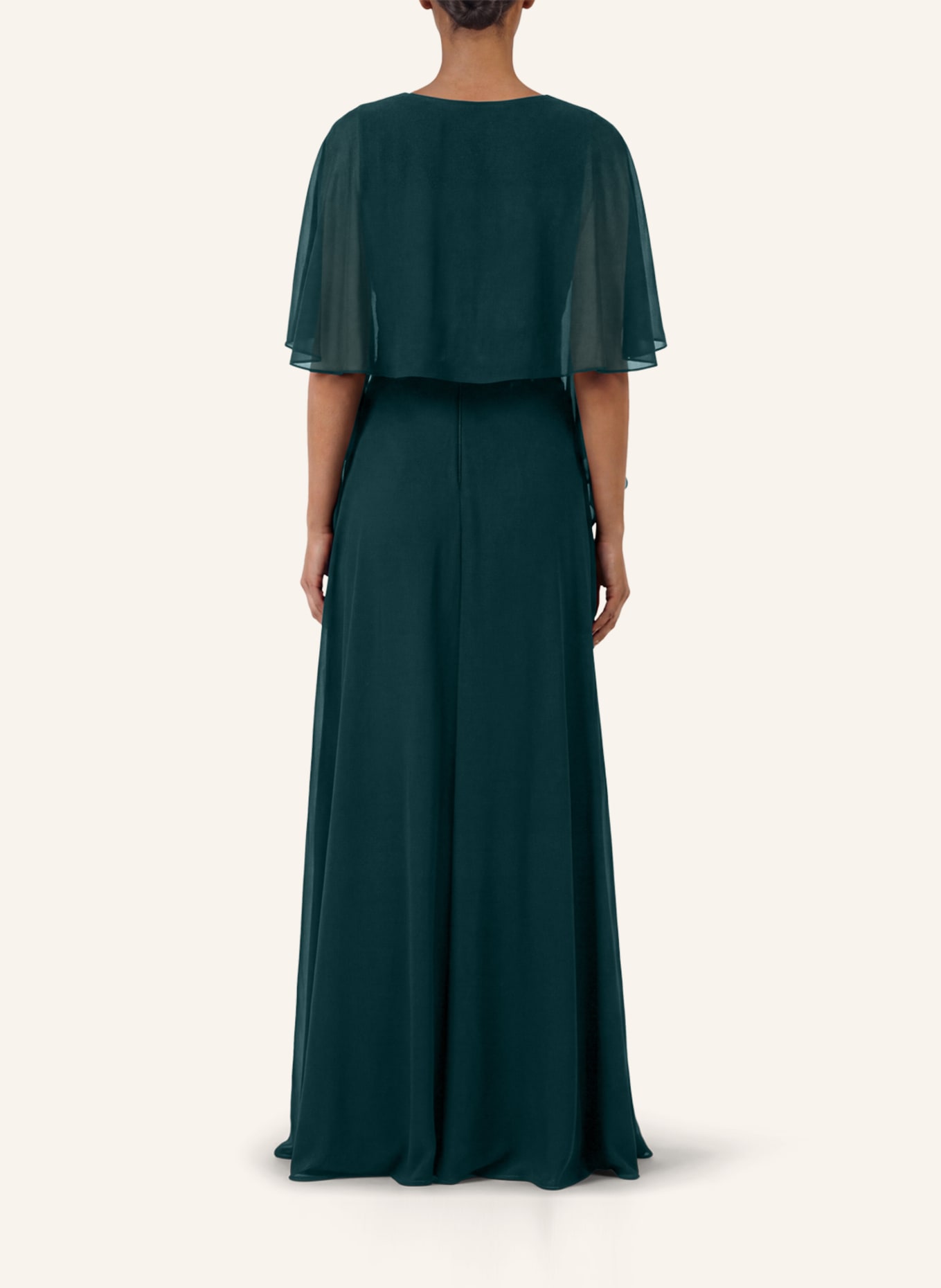 APART Chiffonstola: DUNKELGRÜN