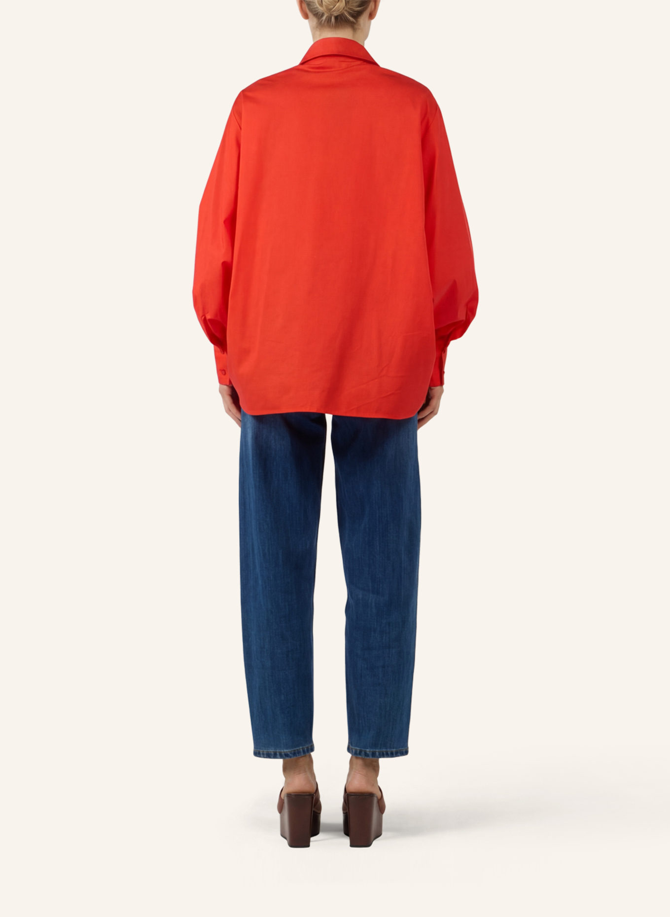 APART Oversize Bluse: ORANGE