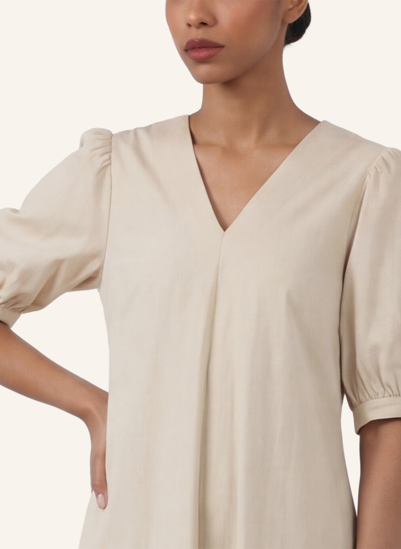 APART Langes Kleid: BEIGE