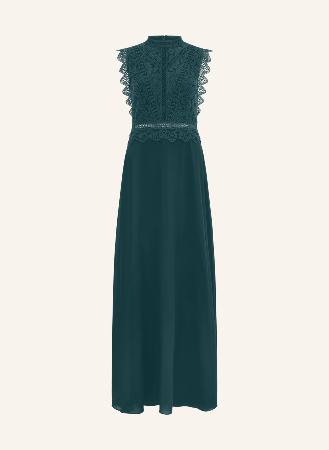 APART Abendkleid mit Spitze: DUNKELGRÜN