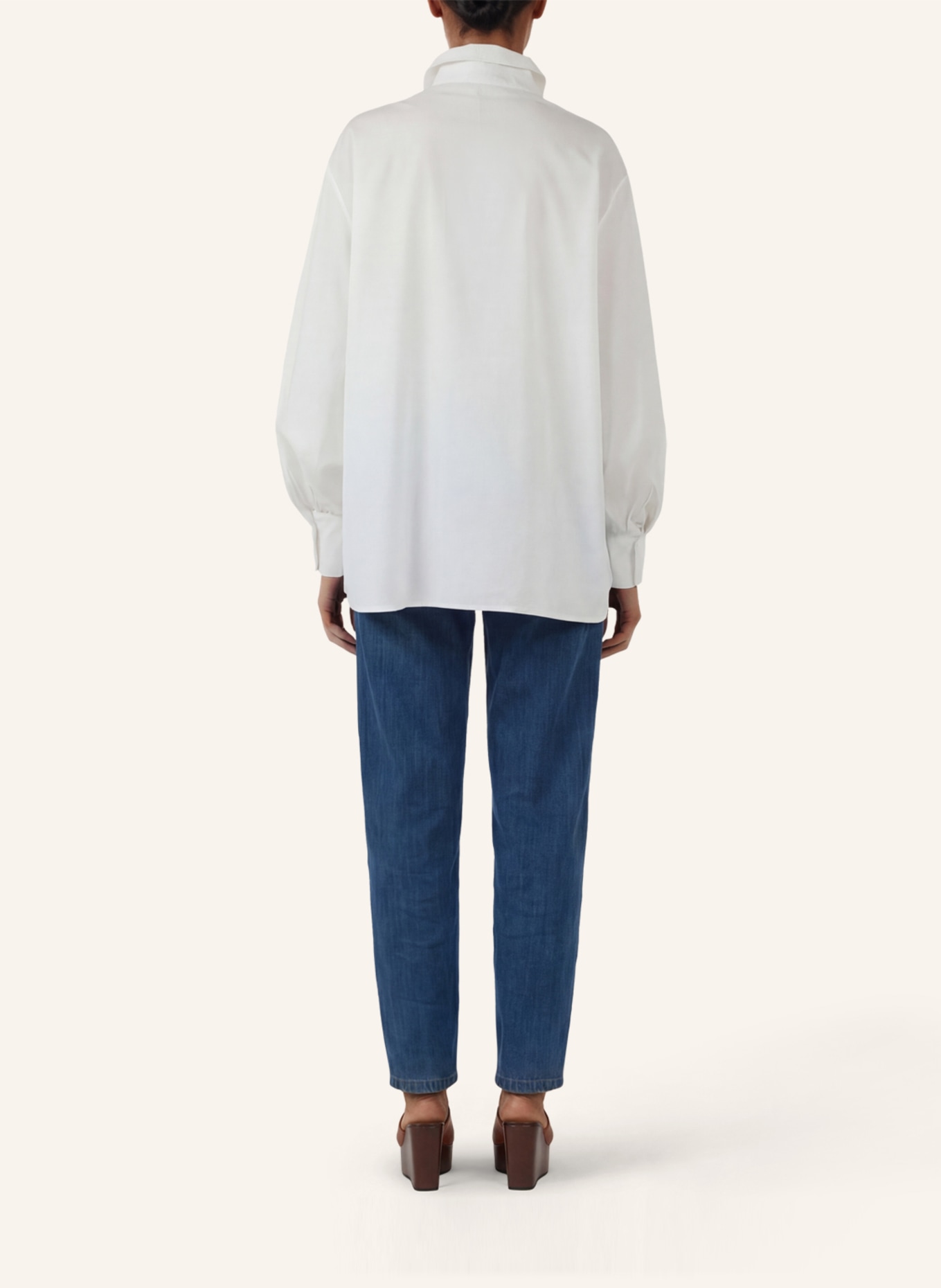 APART Oversize Bluse: CREME