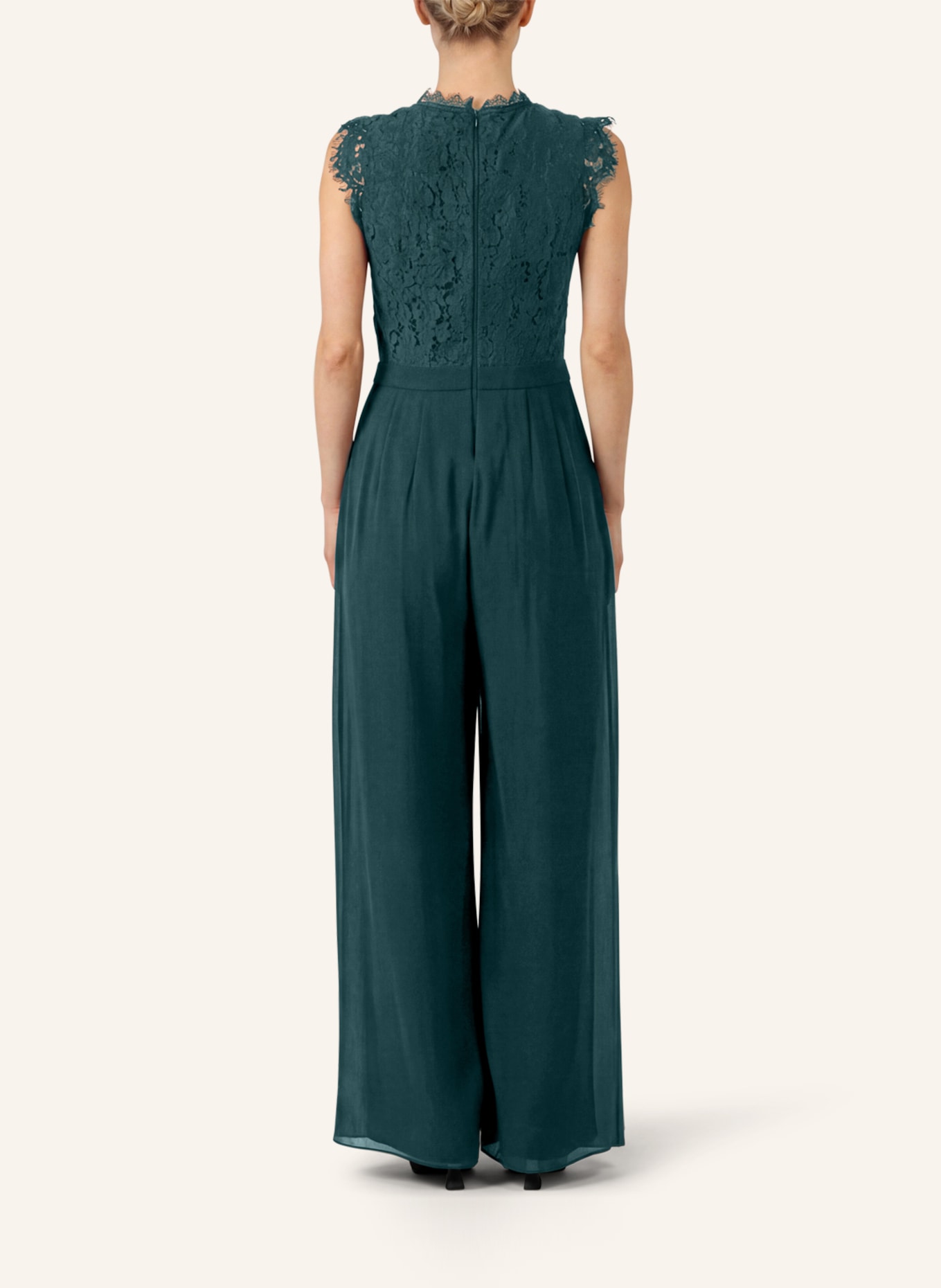 APART Overall mit Spitzenoberteil: DUNKELGRÜN
