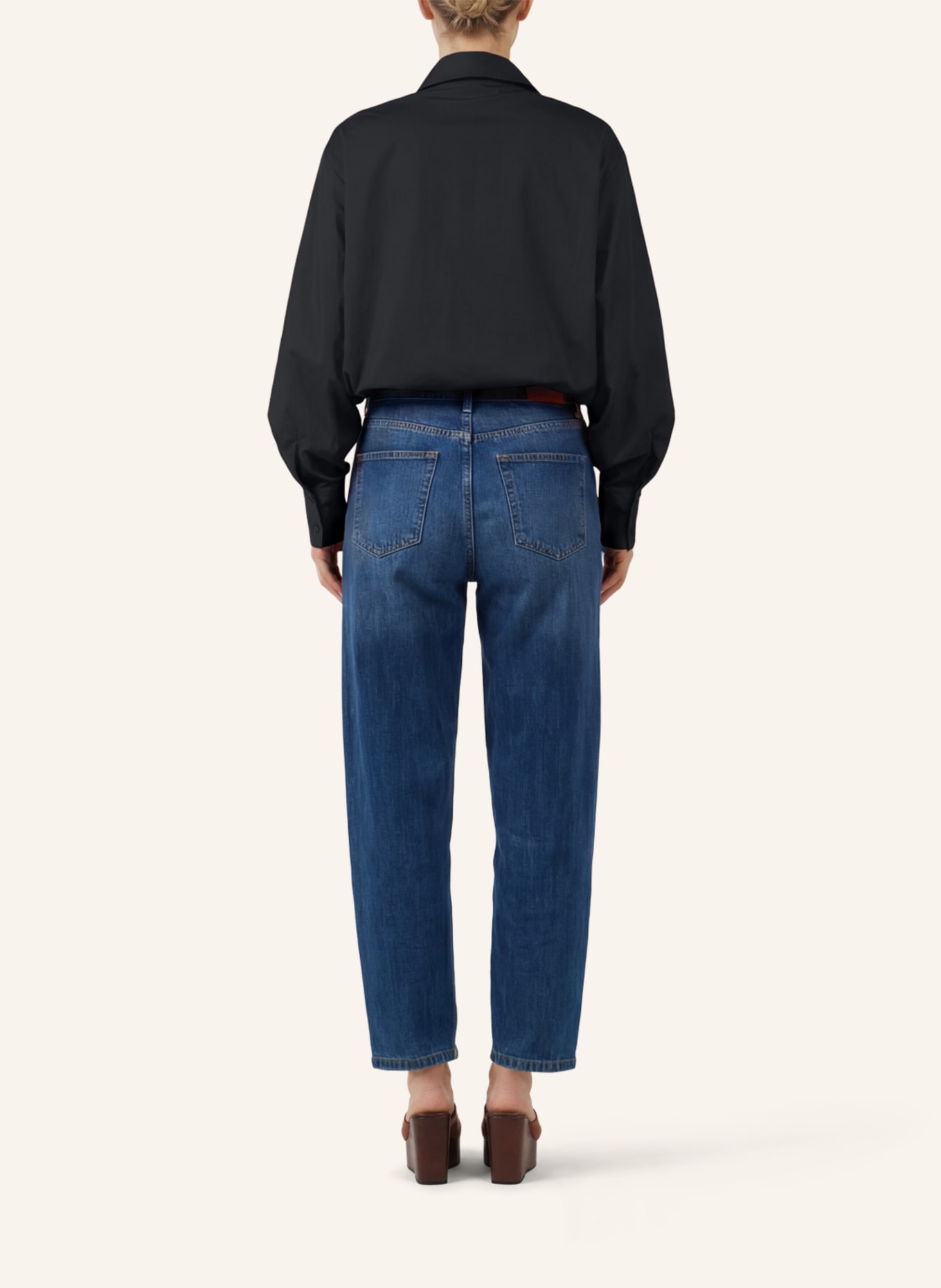 APART Oversize Bluse: SCHWARZ