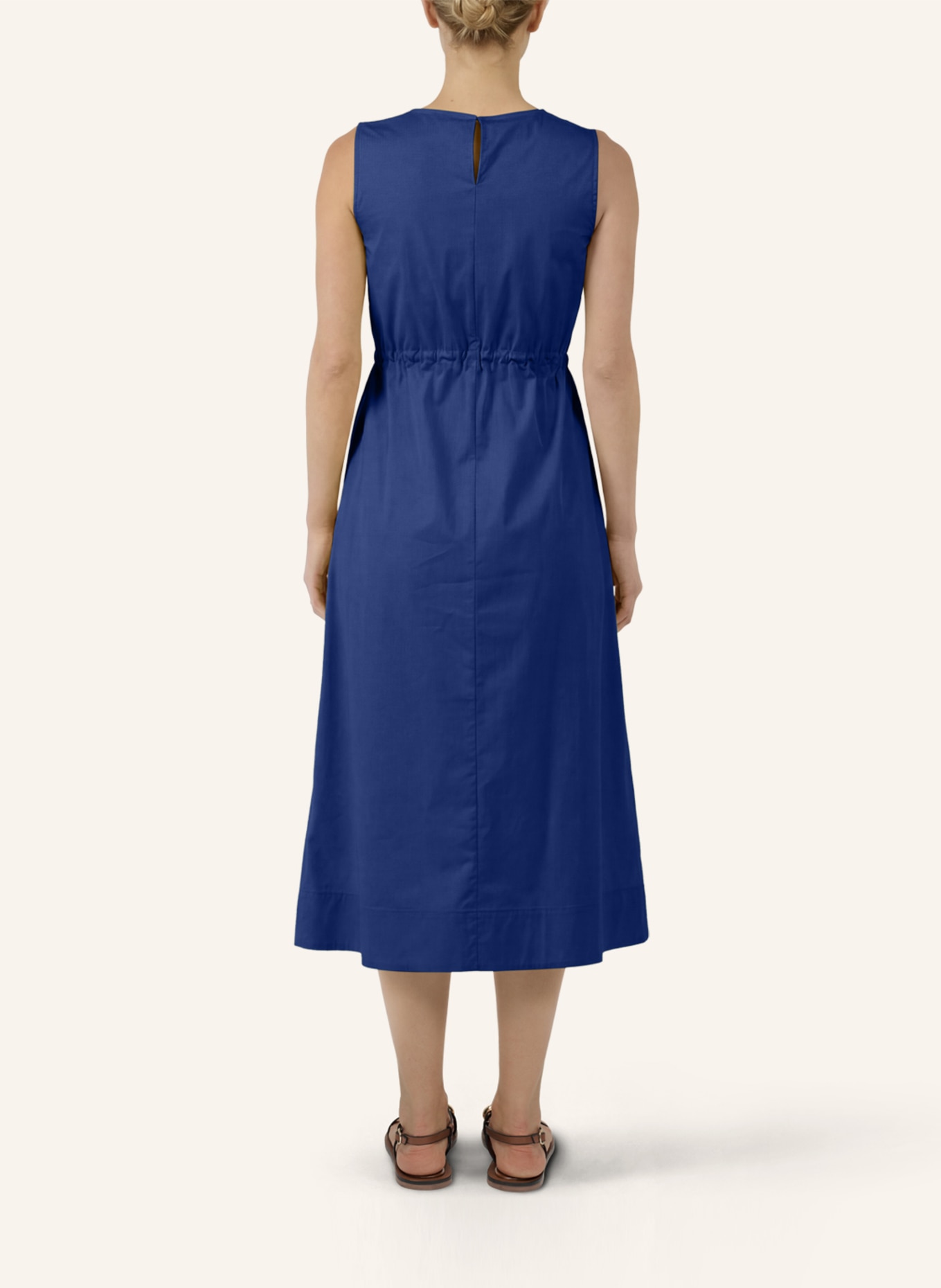 APART Midi Kleid: DUNKELBLAU