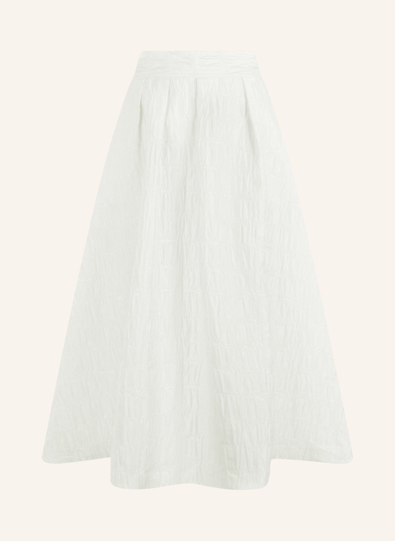 APART Midi Jacquardrock: CREME