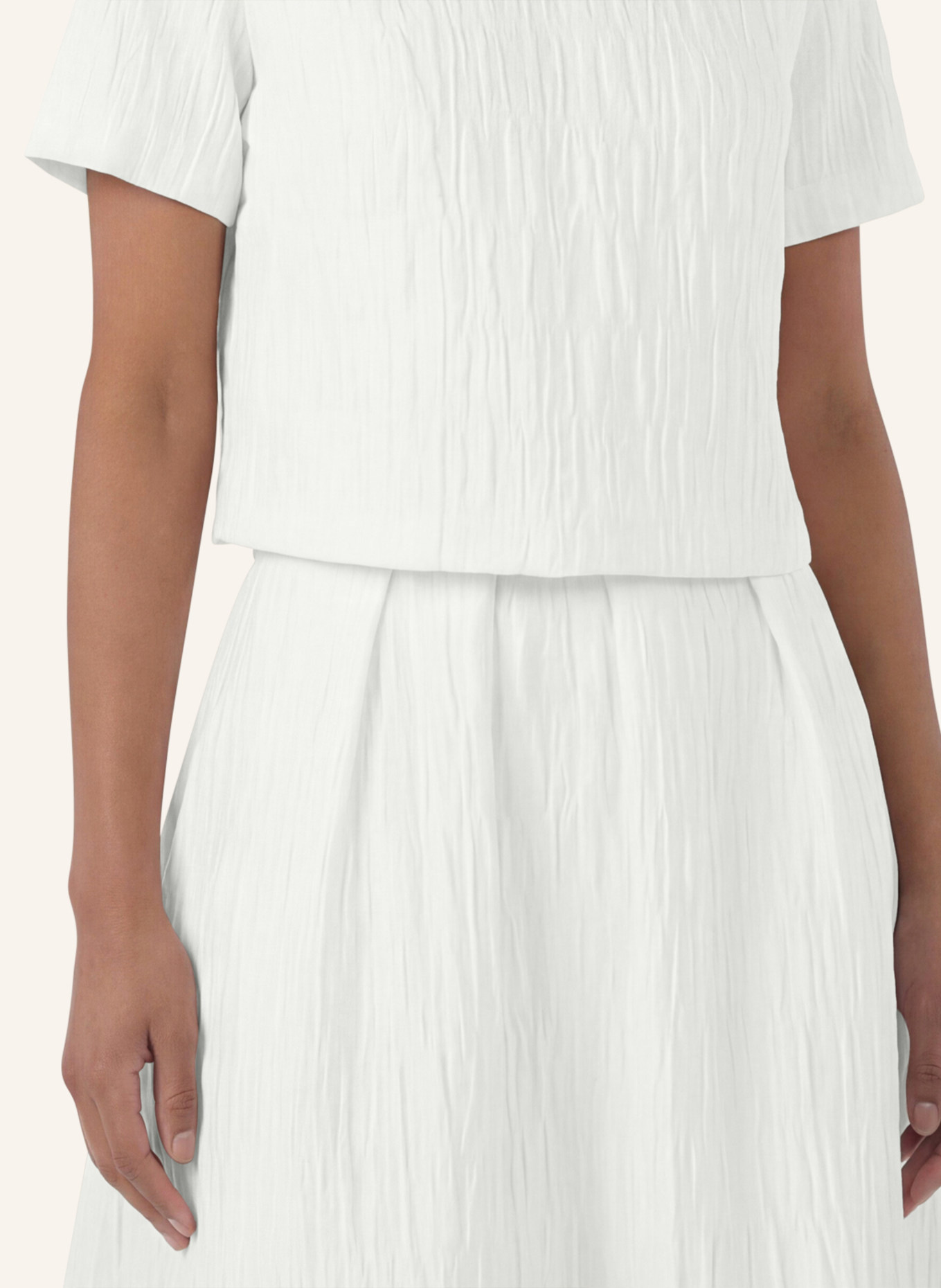 APART Midi Jacquardrock: CREME