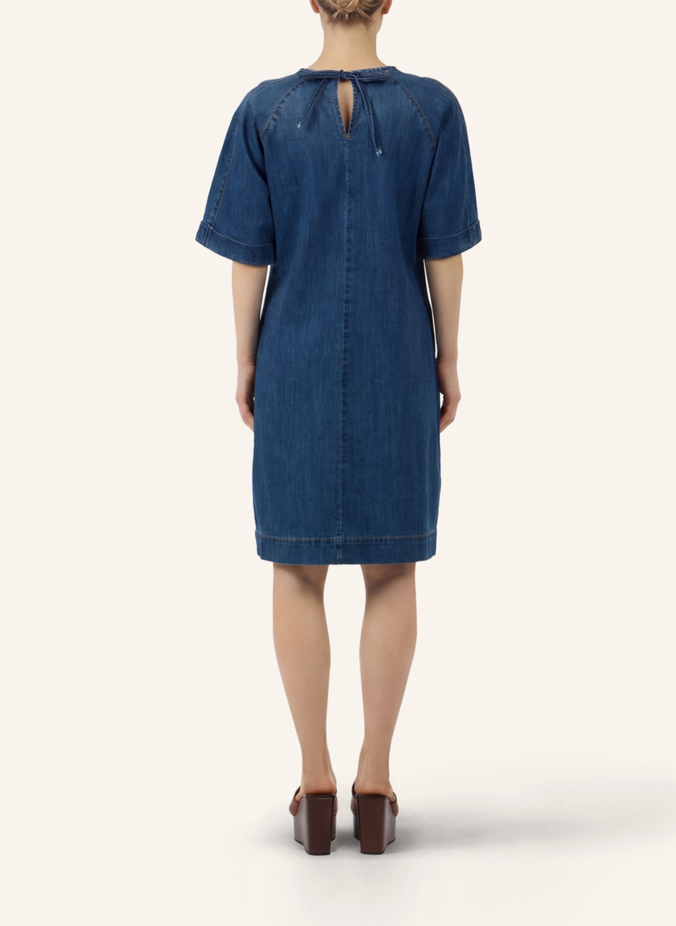 APART Jeanskleid: HELLBLAU