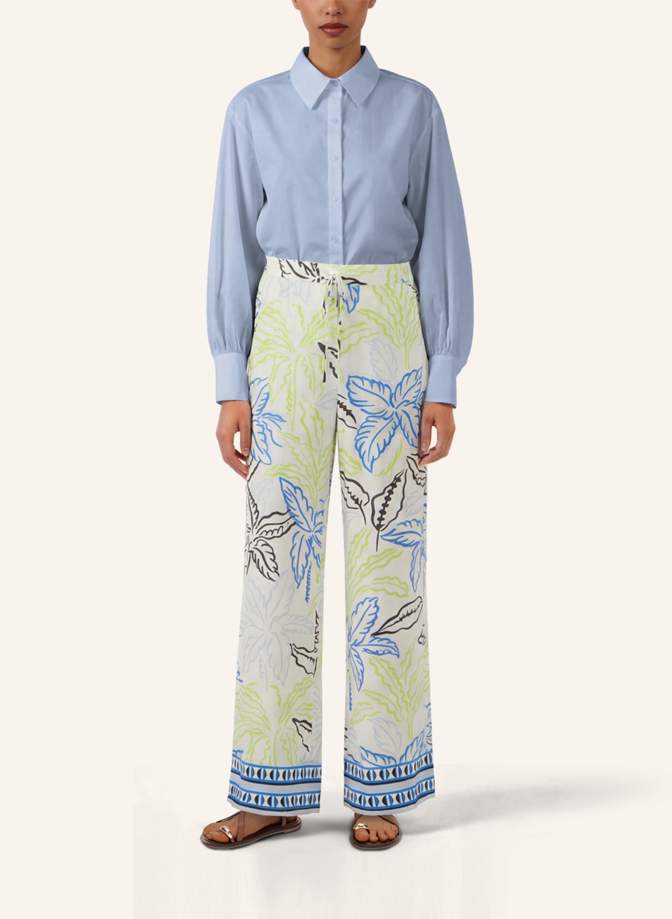 APART Jerseyhose: CREME/ NUDE