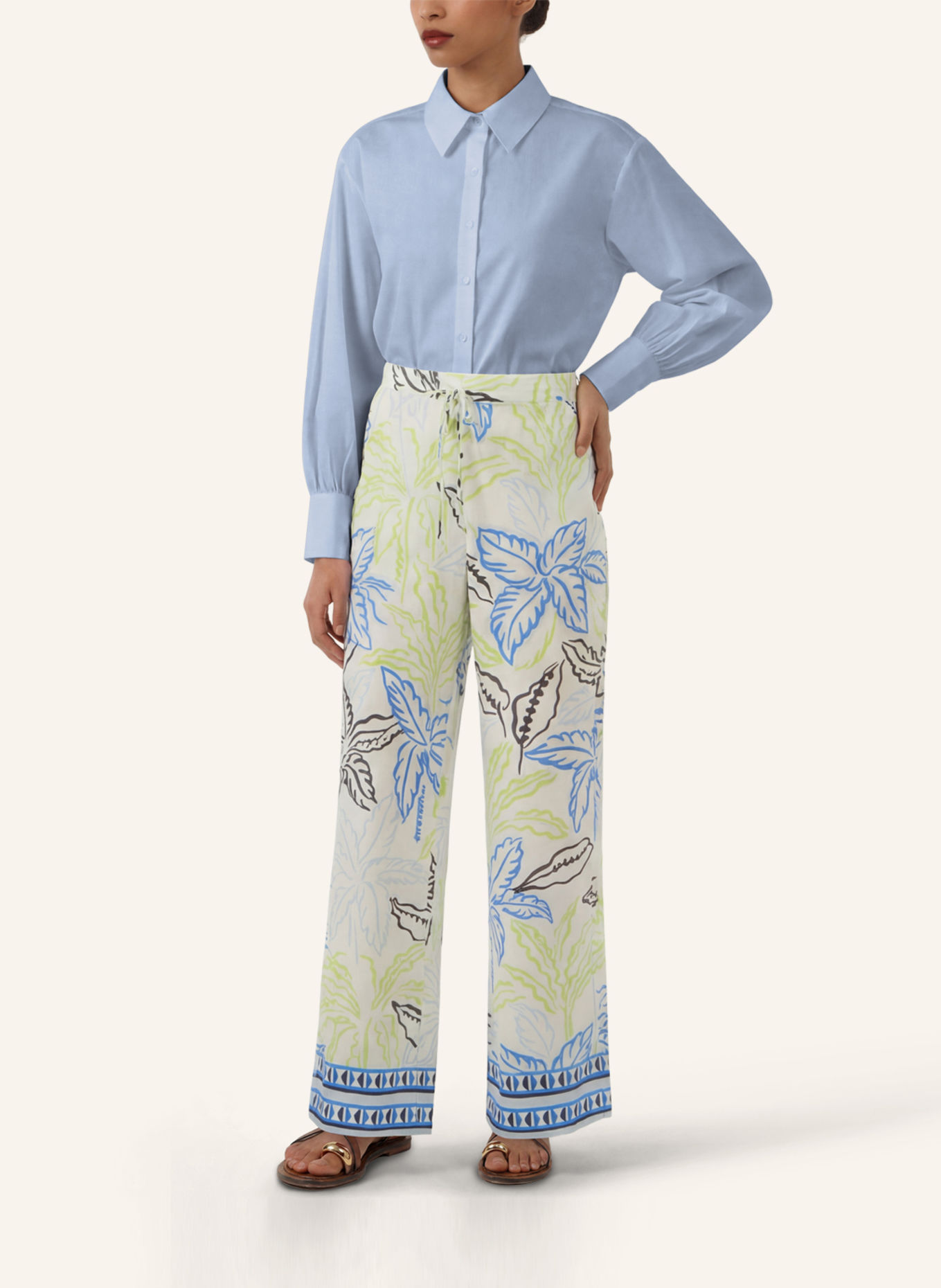 APART Jerseyhose: CREME / NUDE