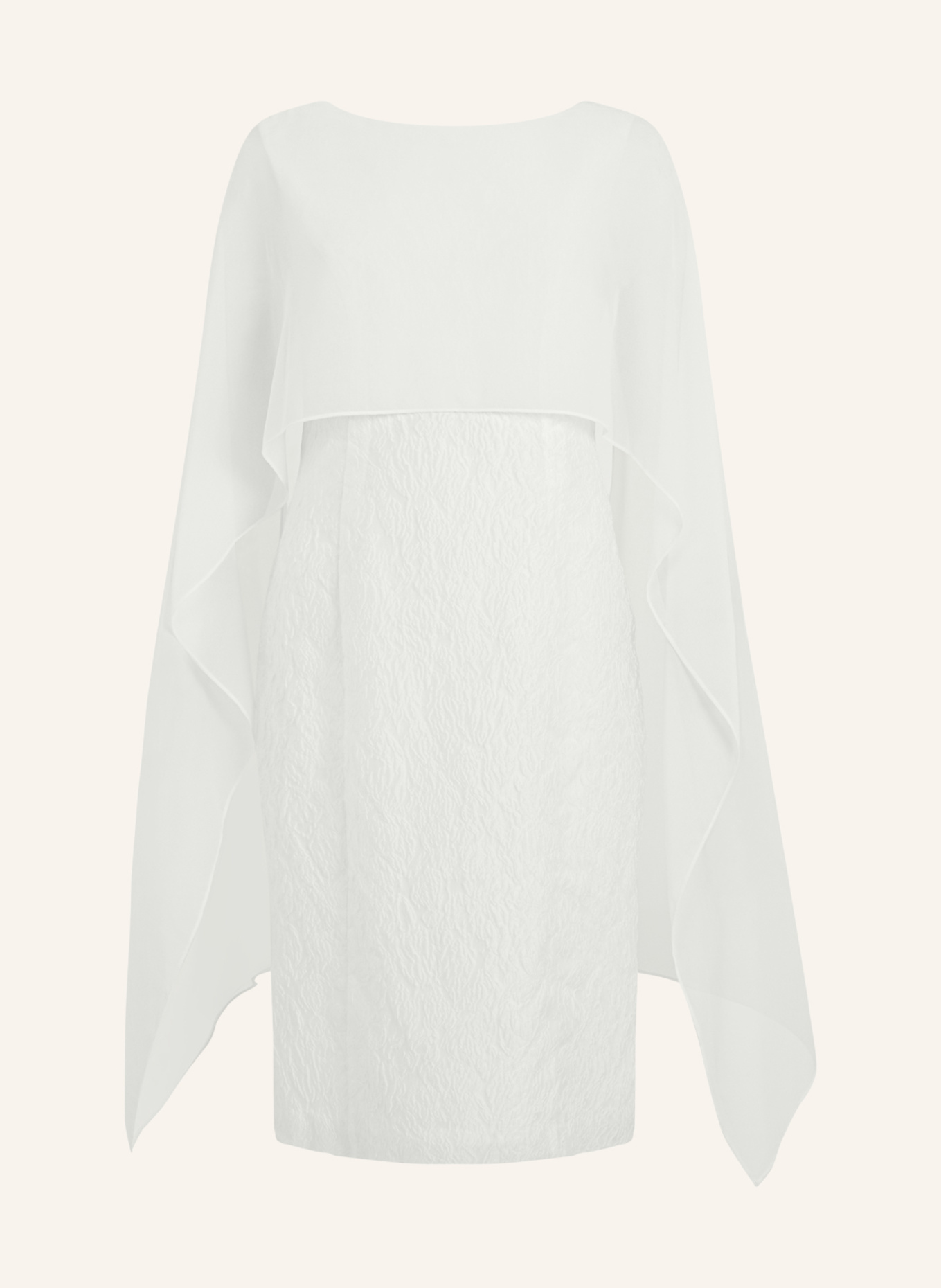 APART Kleid mit Cape: CREME