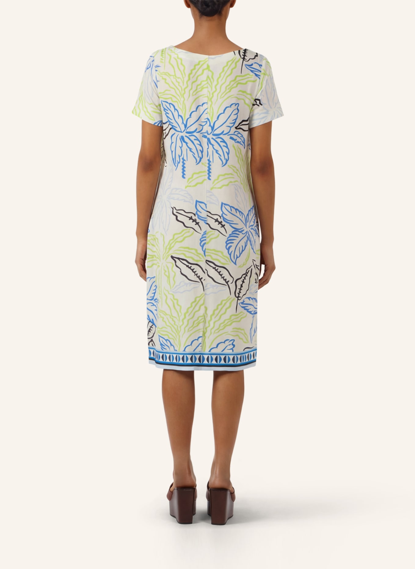 APART Jerseykleid: CREME/ NUDE