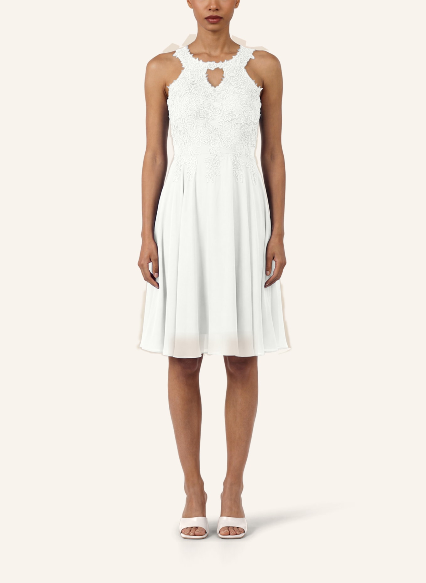 APART Cocktailkleid: CREME