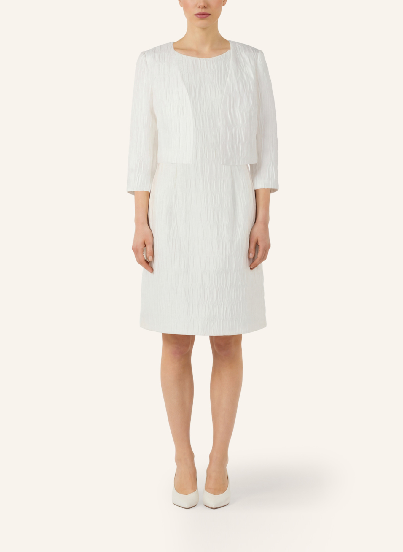 APART Jacquard Bolero: CREME