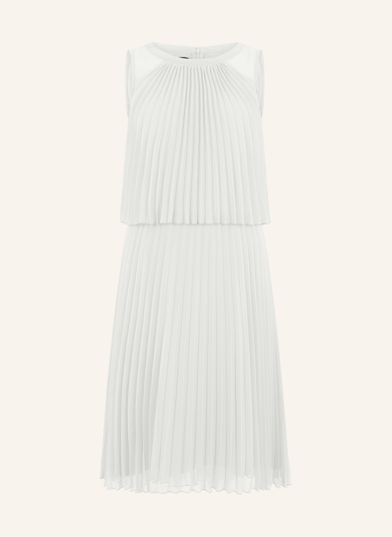 APART Chiffonkleid: CREME