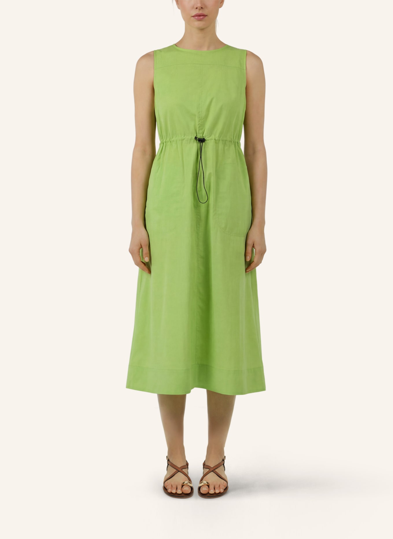 APART Midi Kleid: HELLGRÜN