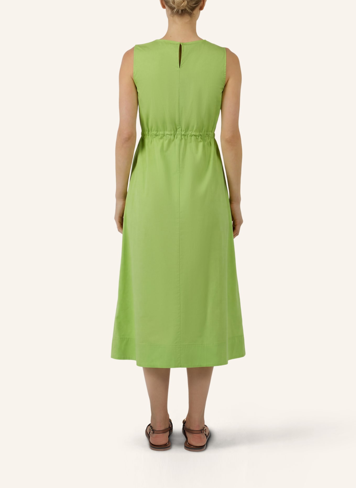 APART Midi Kleid: HELLGRÜN