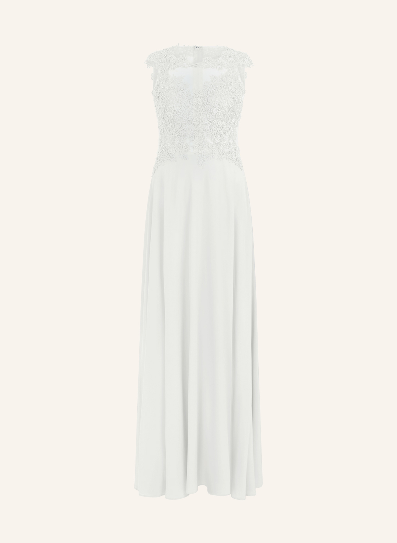 APART Abendkleid mit Spitze: CREME