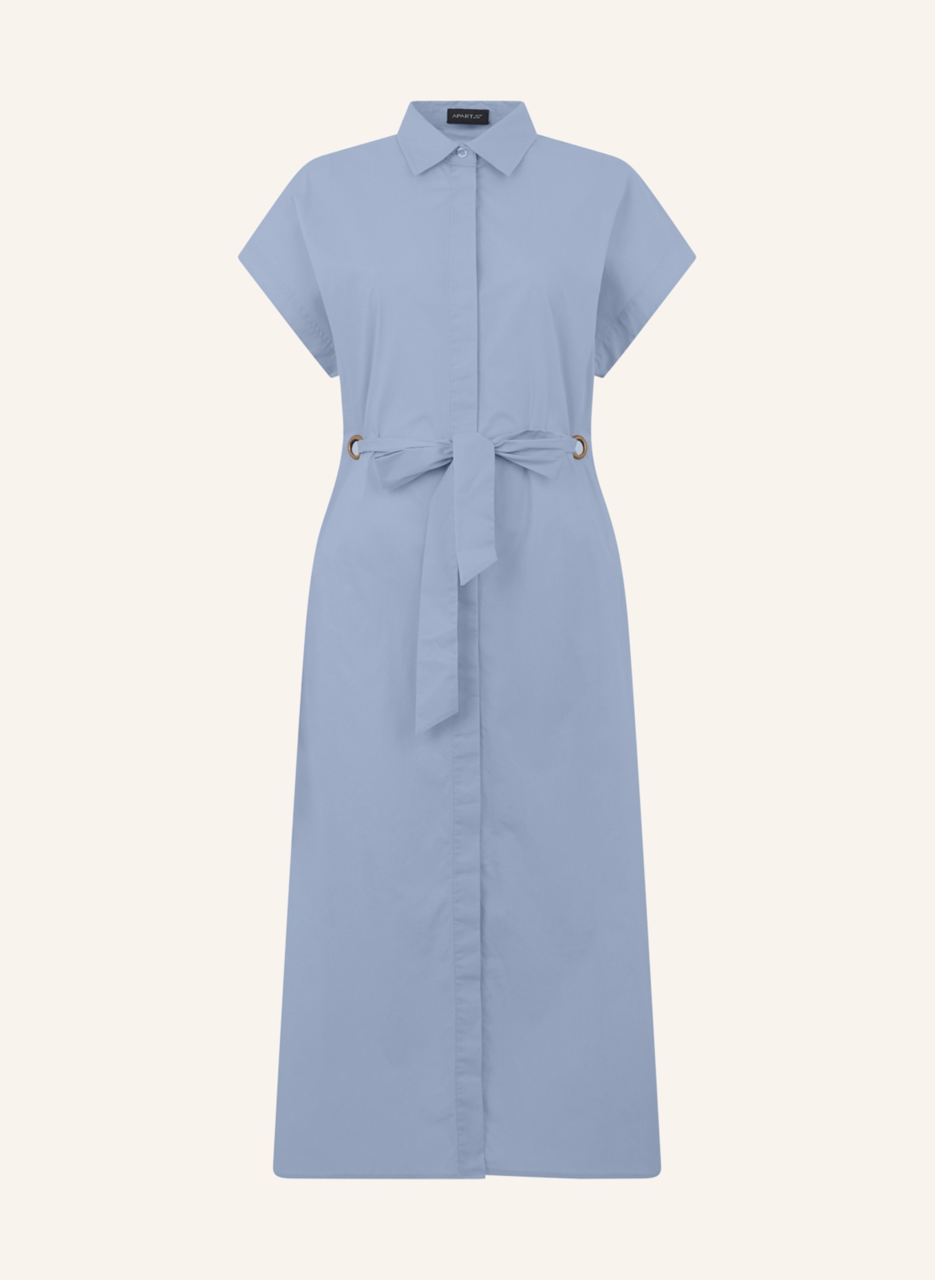 APART Midi Kleid: HELLBLAU
