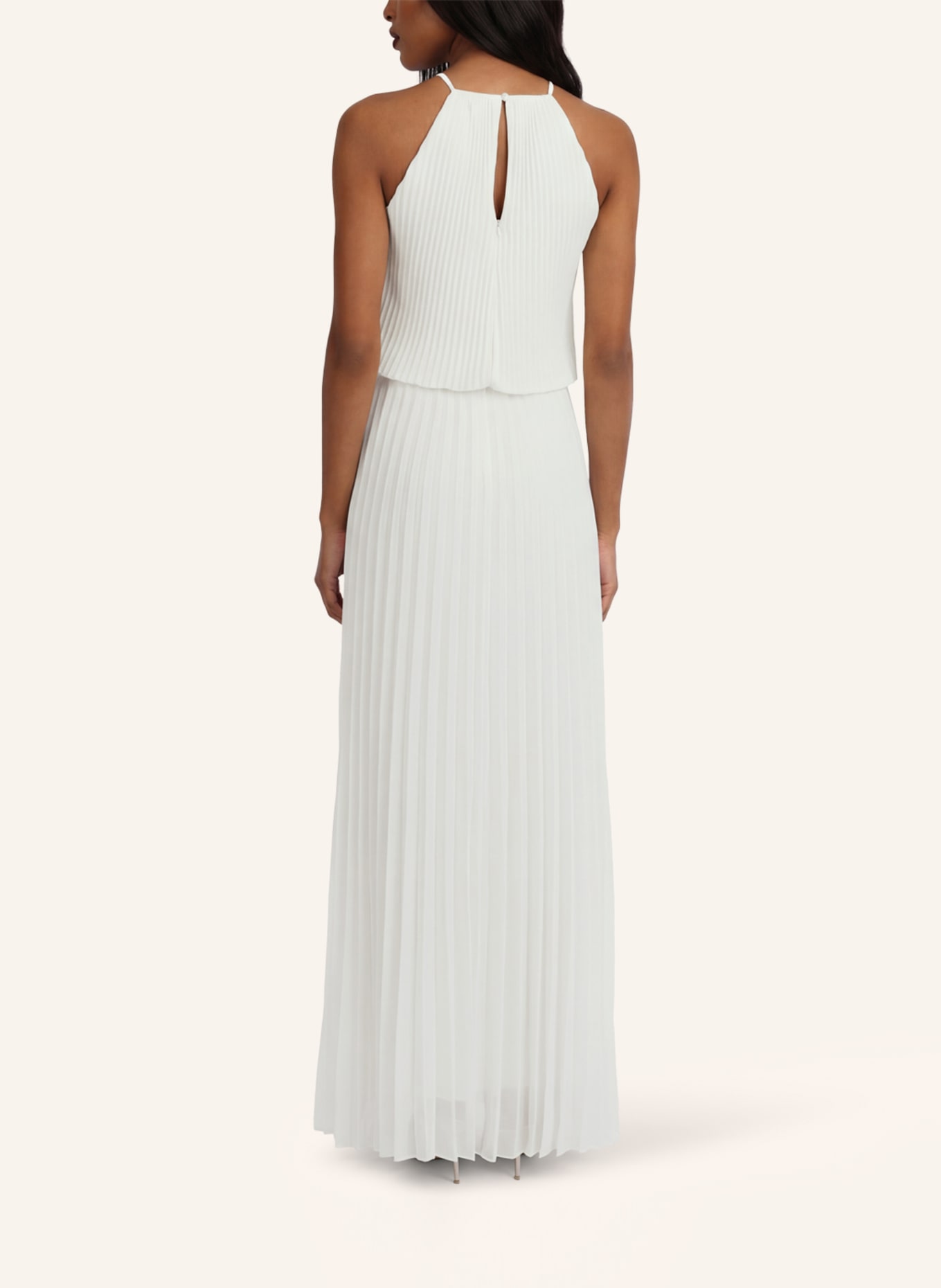 APART Chiffonkleid: CREME