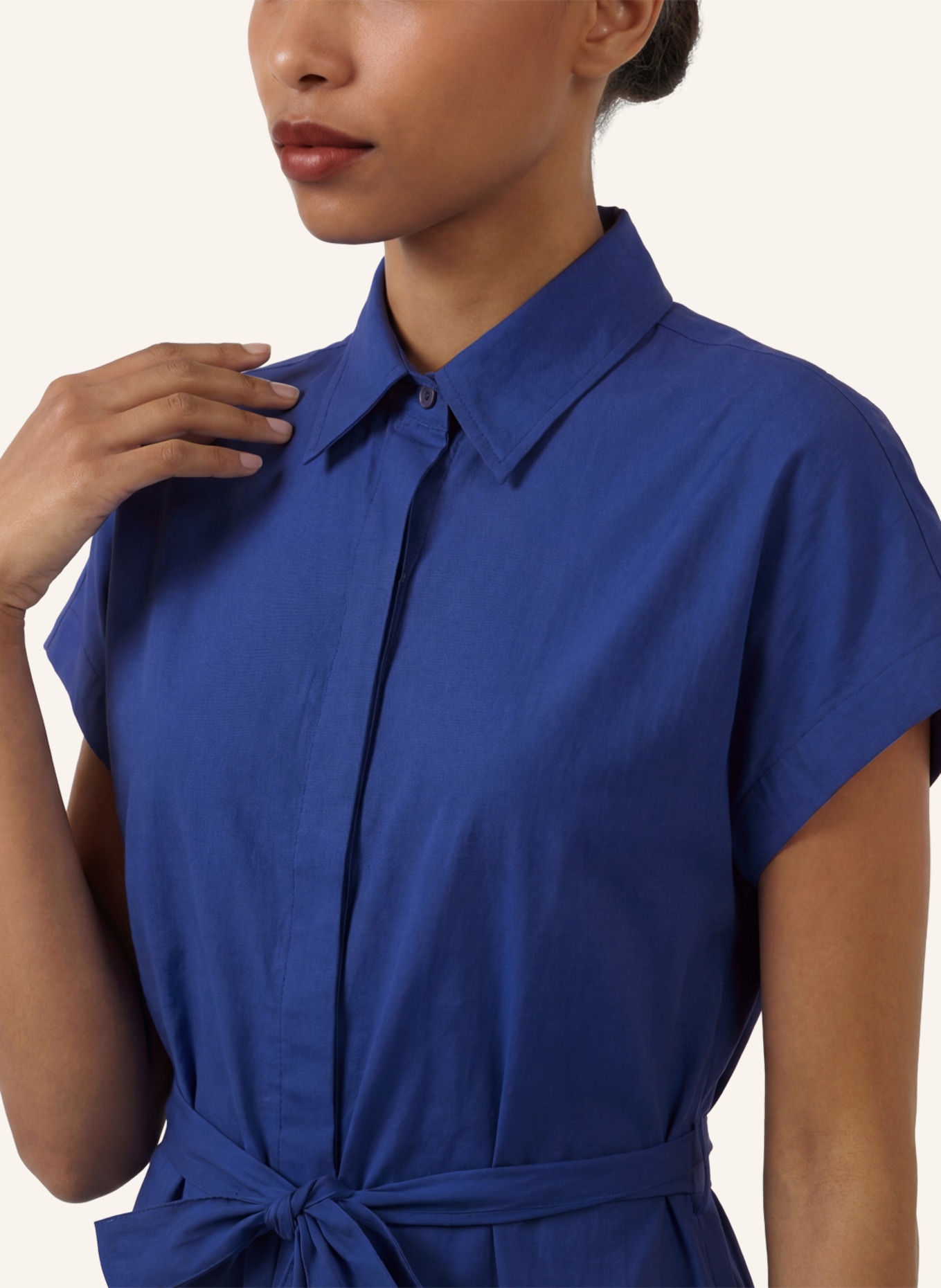 APART Midi Kleid: DUNKELBLAU