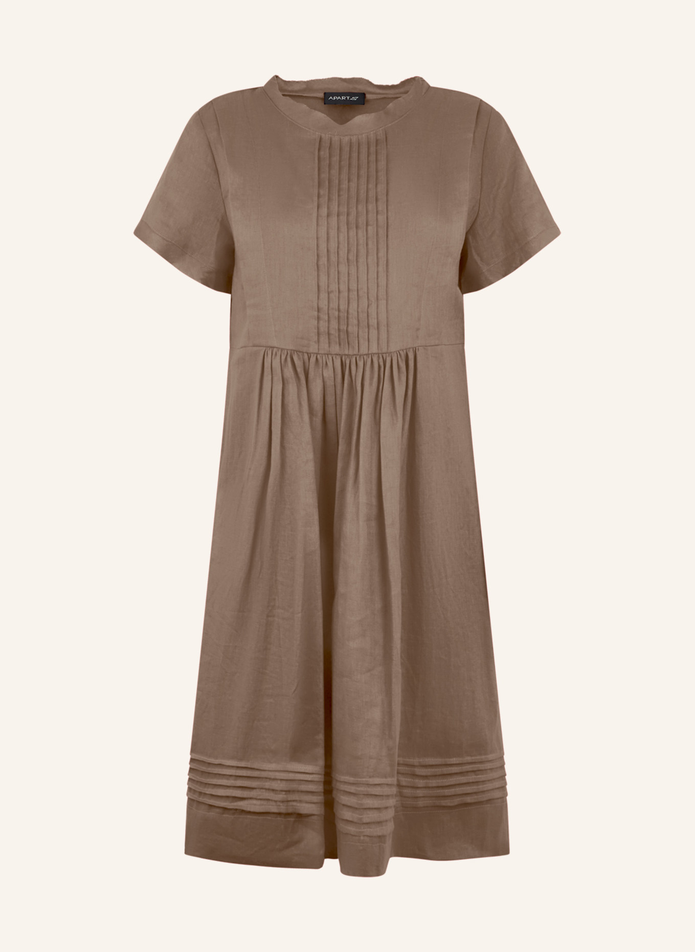 APART Kleid: BEIGE