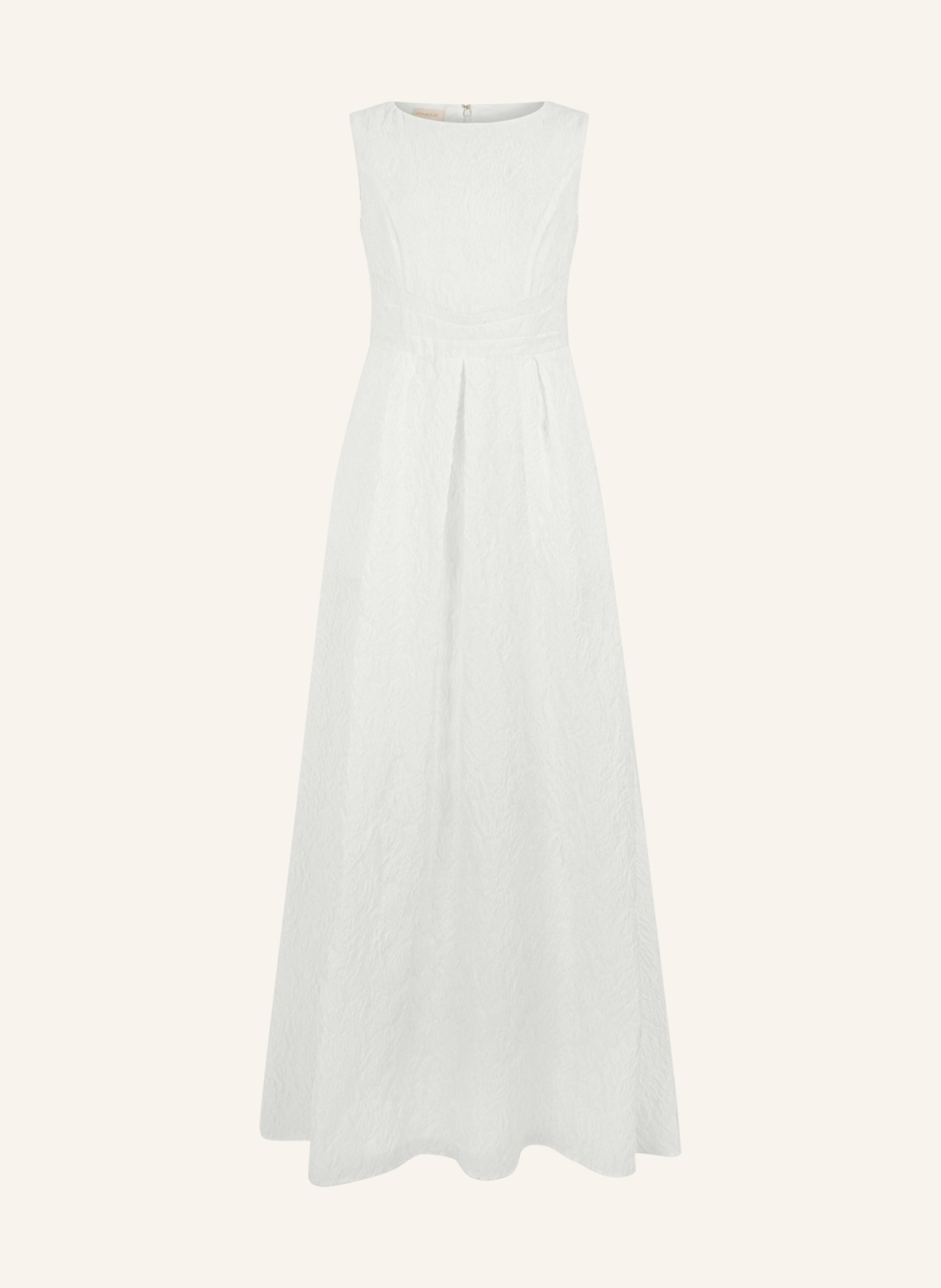 APART Langes Jacquardkleid: CREME