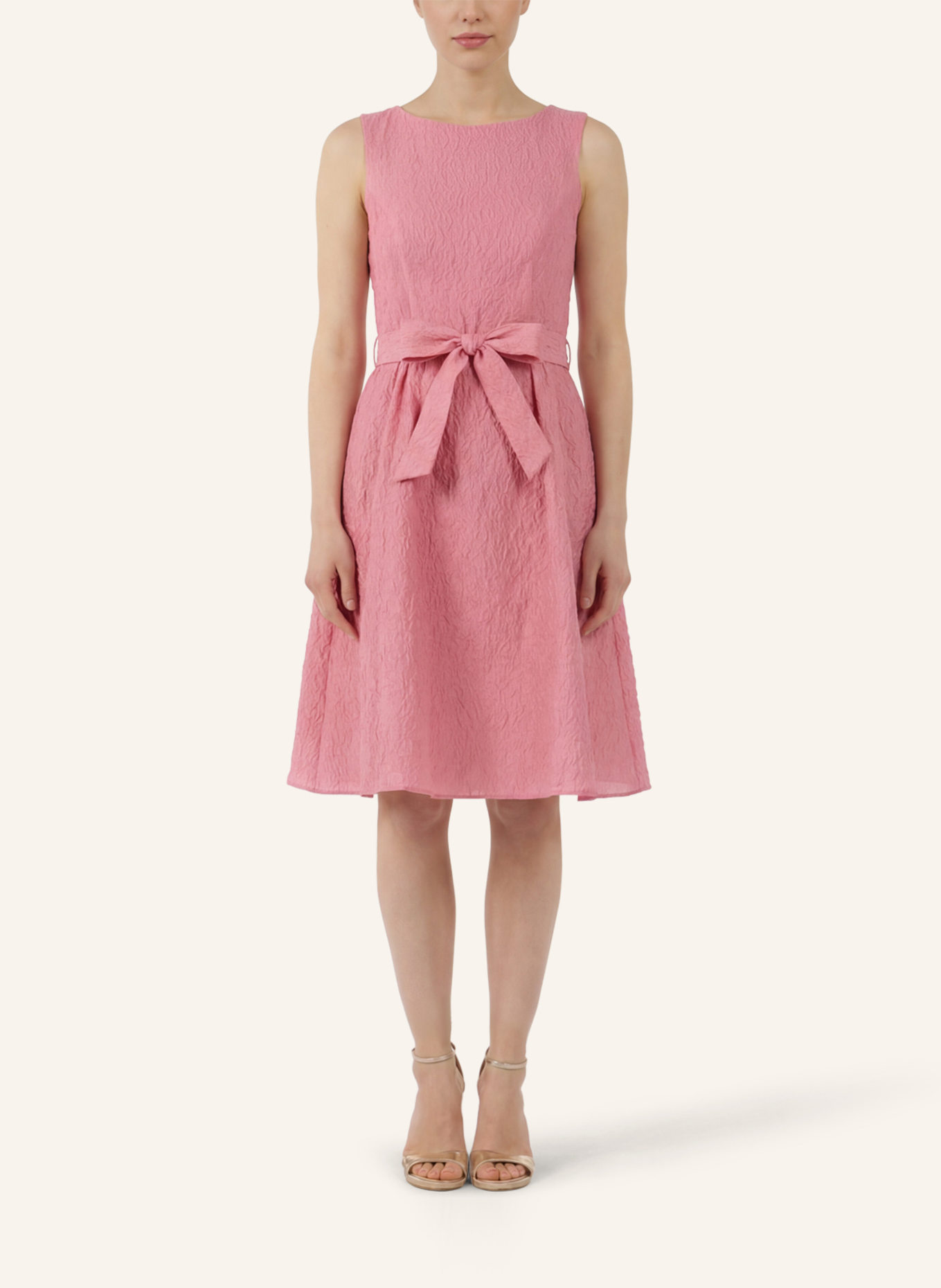 APART Kurzes Jacquardkleid: HELLROSA