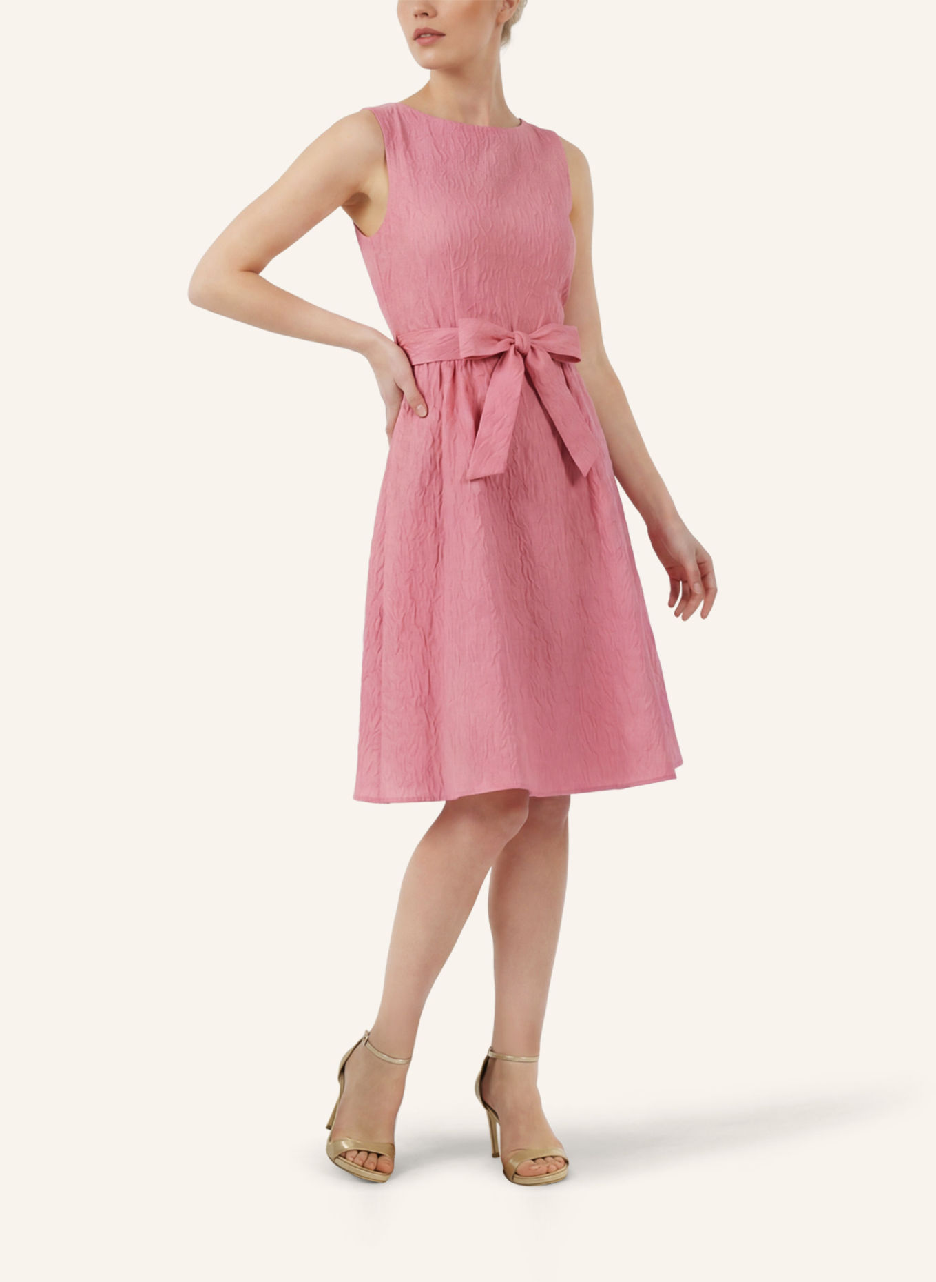 APART Kurzes Jacquardkleid: HELLROSA