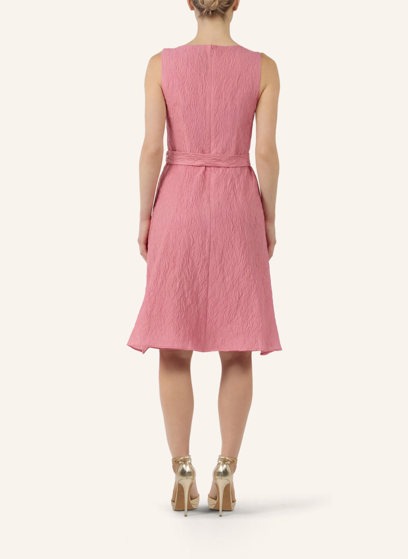 APART Kurzes Jacquardkleid: HELLROSA