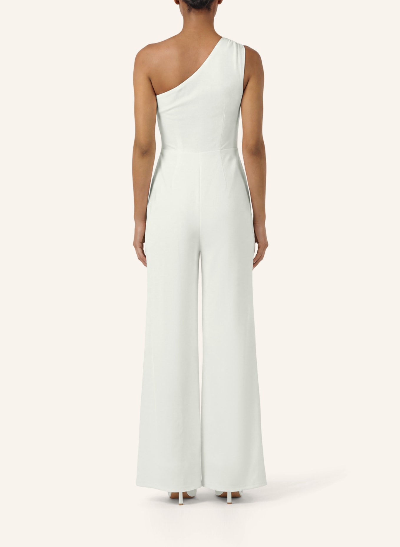 APART One-Shoulder Jerseyoverall: CREME