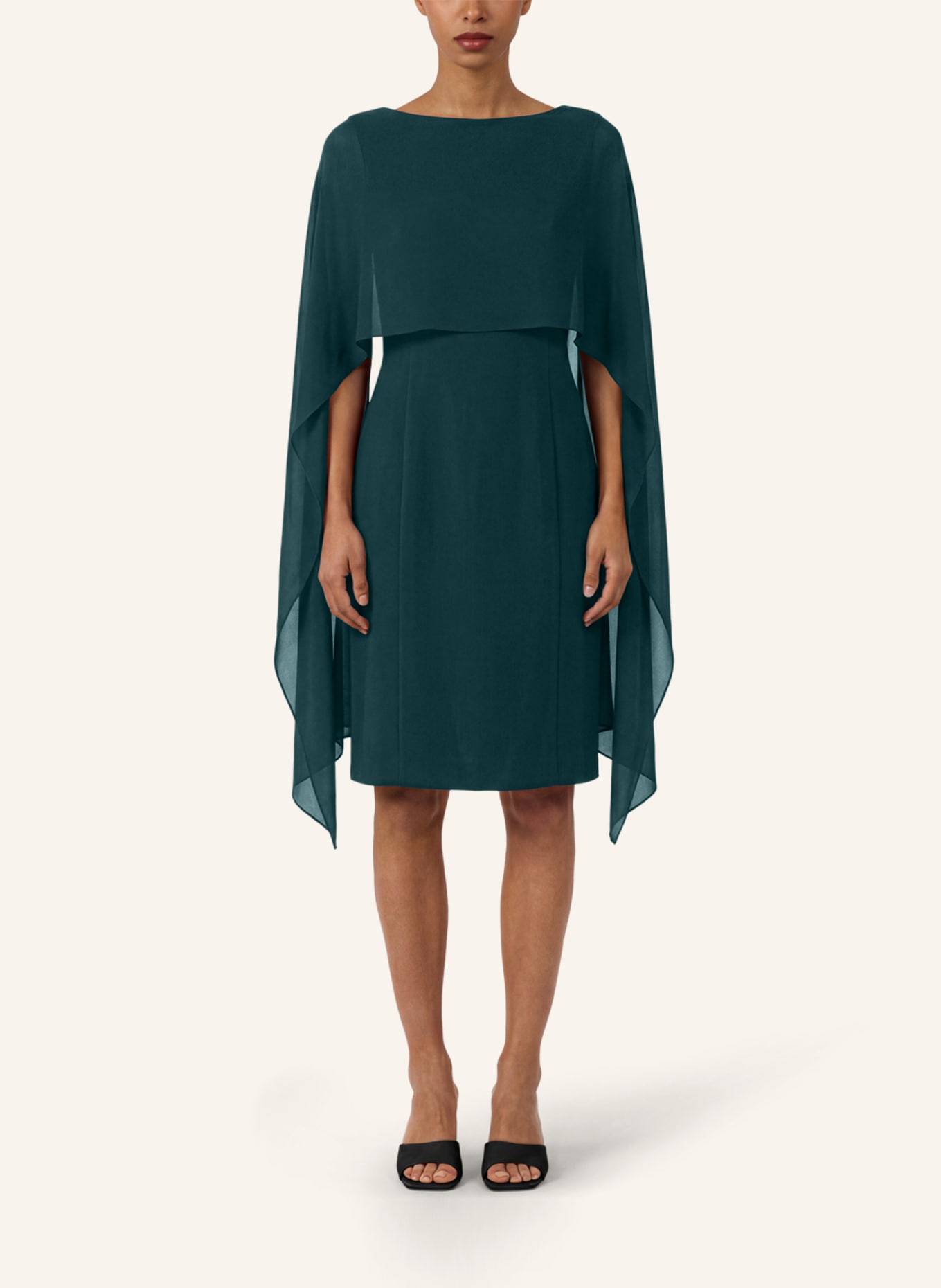 APART Cocktailkleid: DUNKELGRÜN